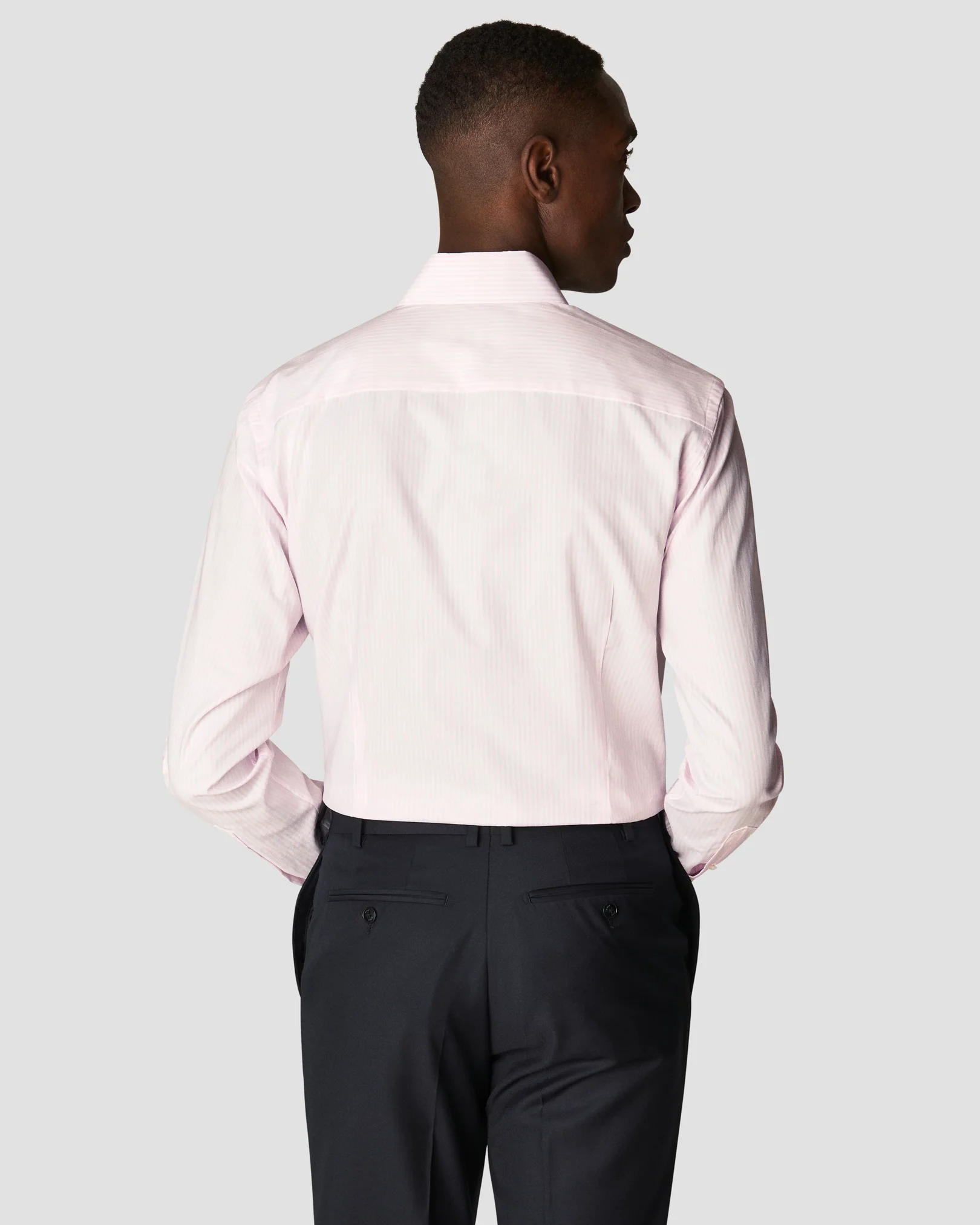 Eton - pink fine wrinkle free oxford