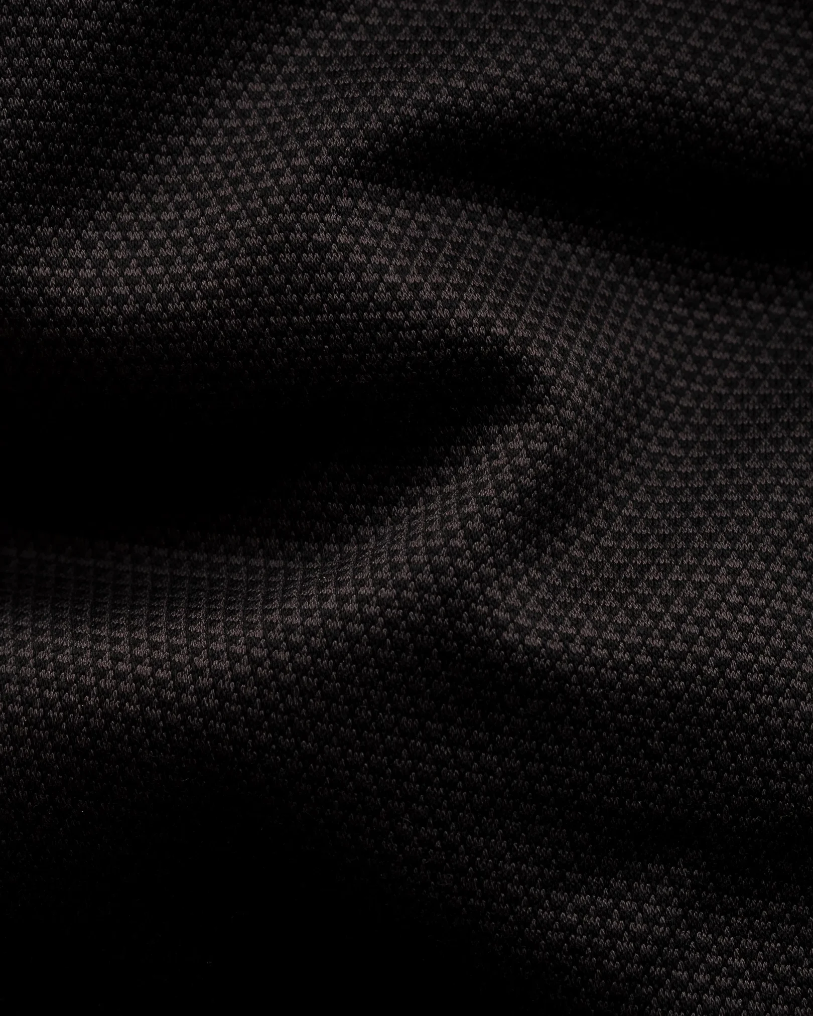 Eton - black knit jaquard knitted