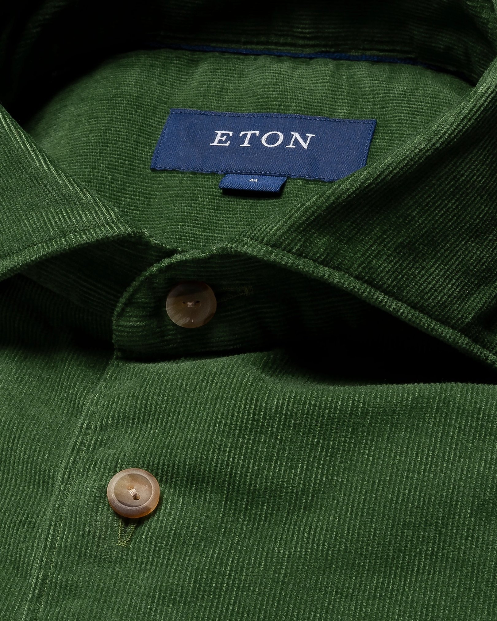 Eton - mid green corduroy