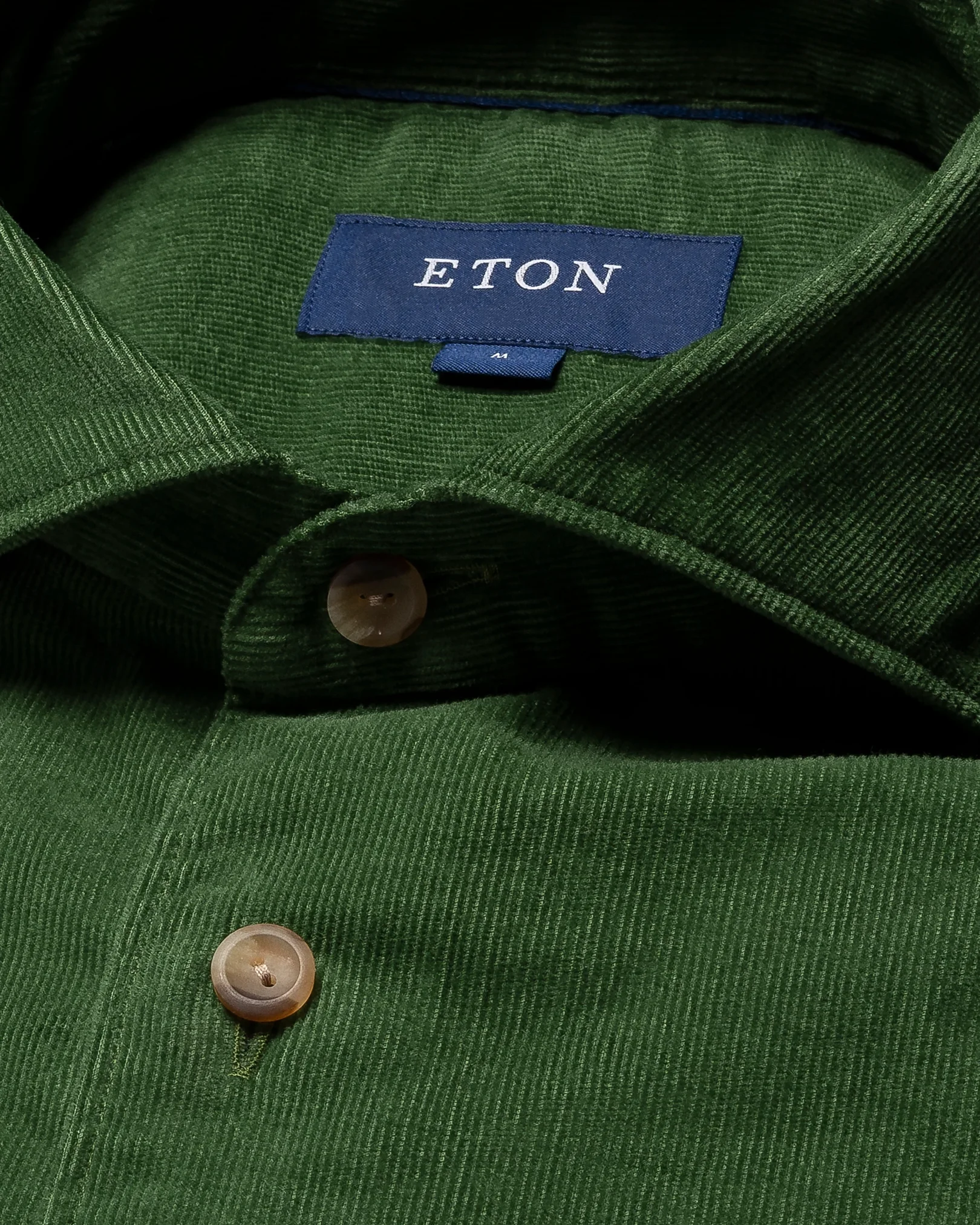 Eton - mid green corduroy