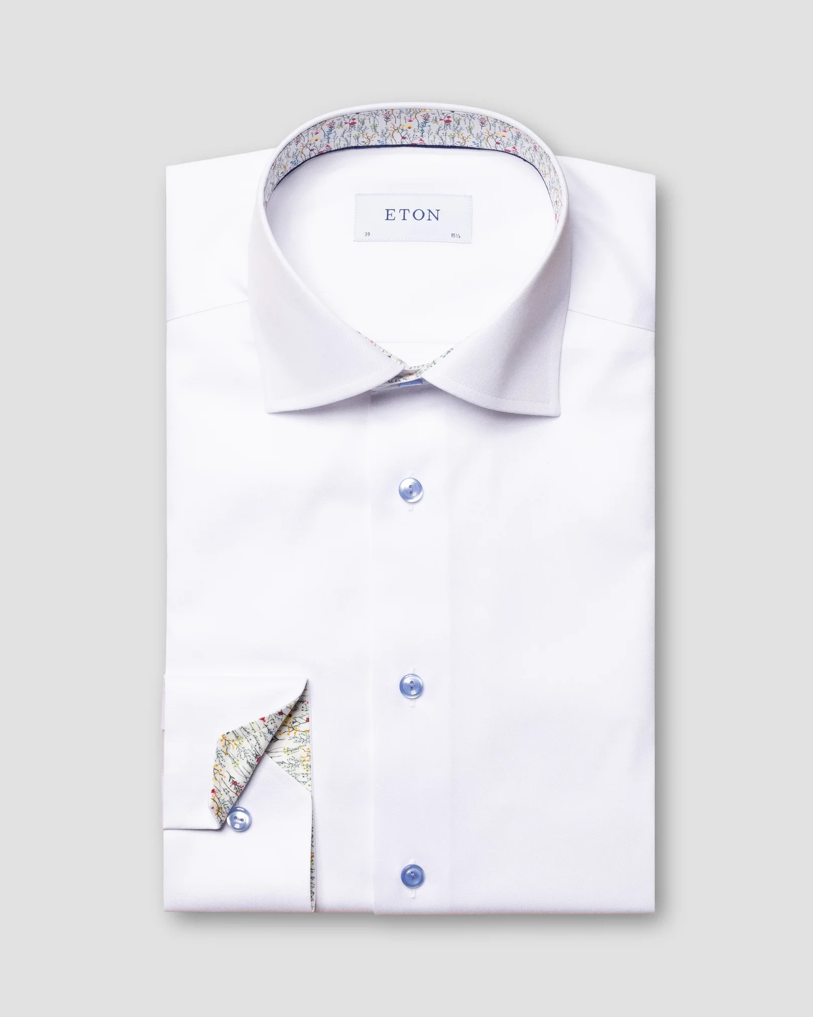Eton - white signature twill