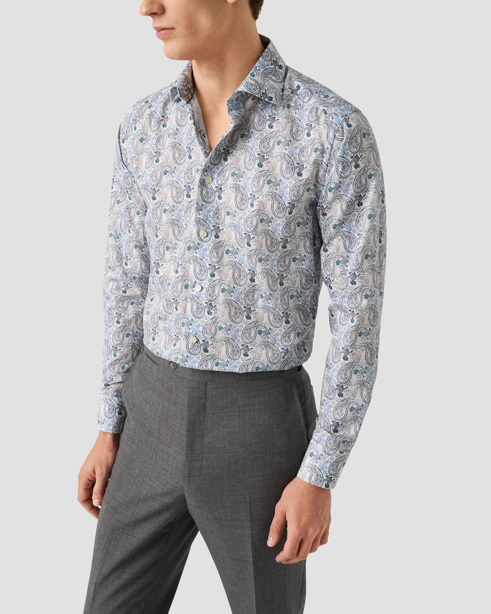 Eton - Motif Cotton & TENCEL™ Lyocell Shirt