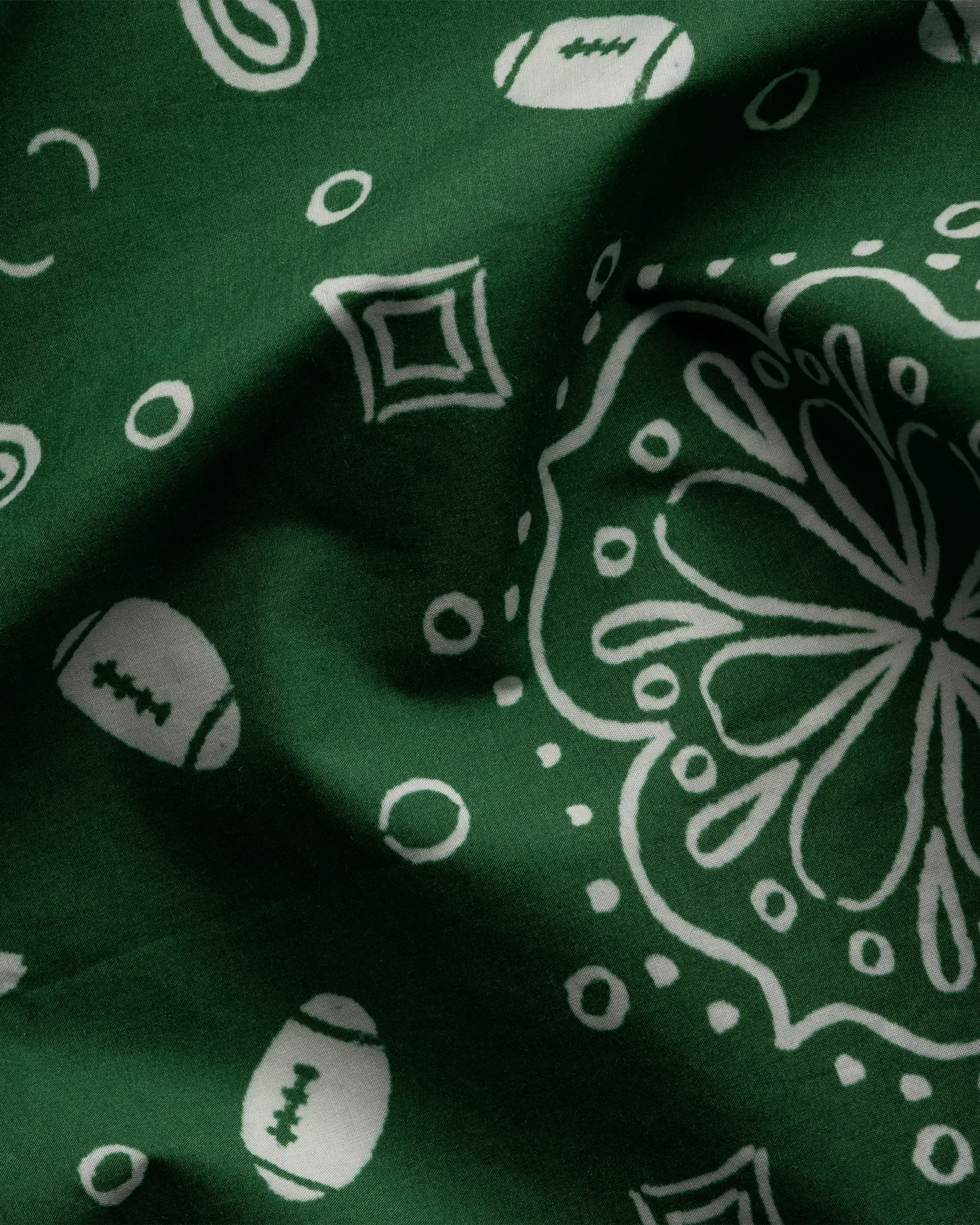 Eton - dark green bandana