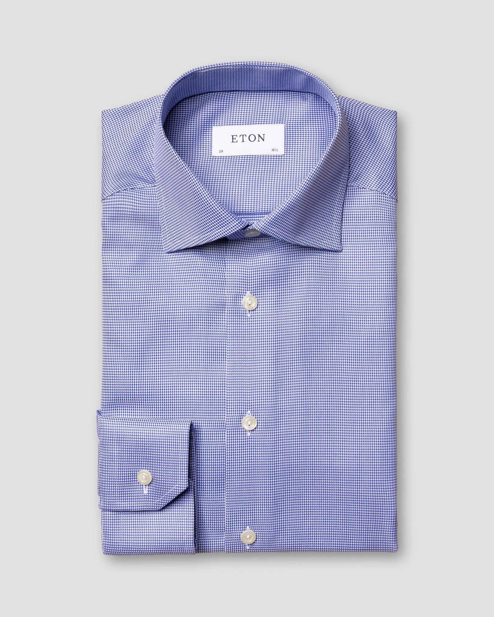Eton - blue twill shirt