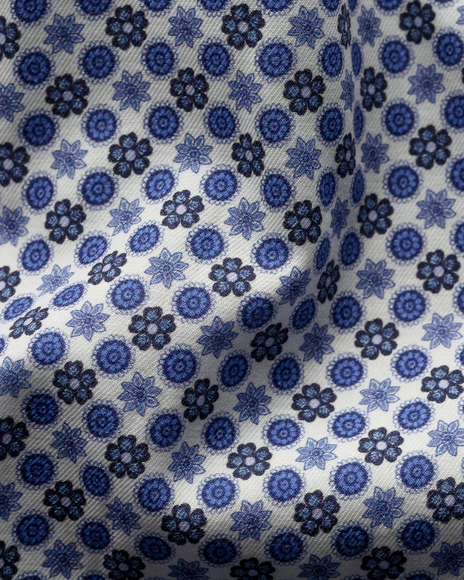 Eton - eton midi medallion print shirt