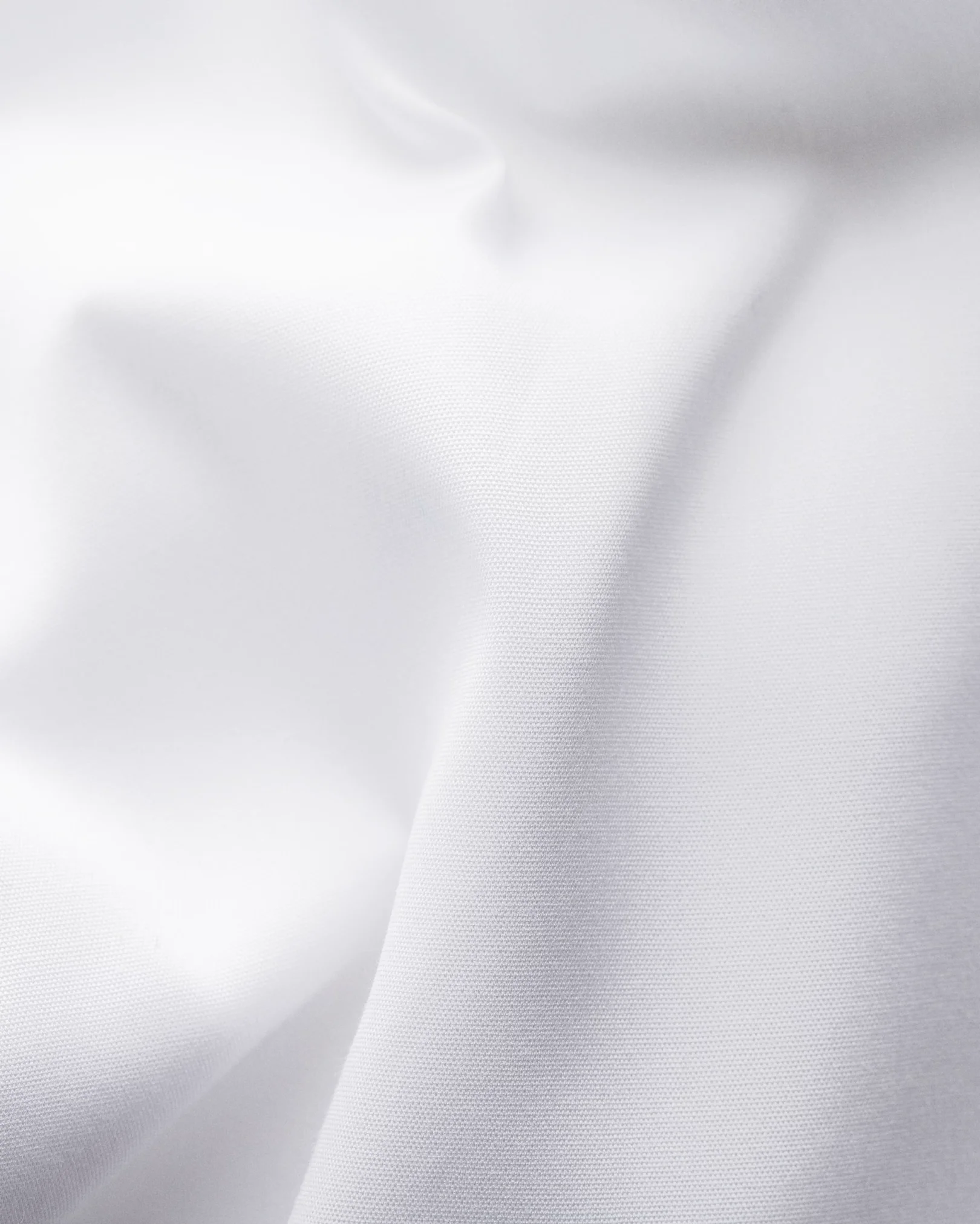 Eton - white plain poplin shirt