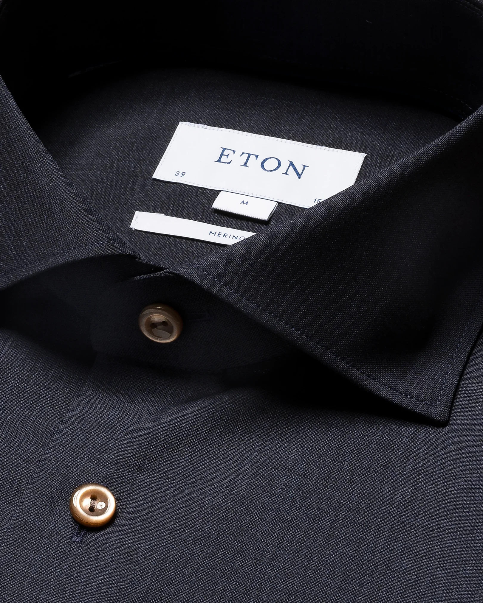Eton - navy blue merino