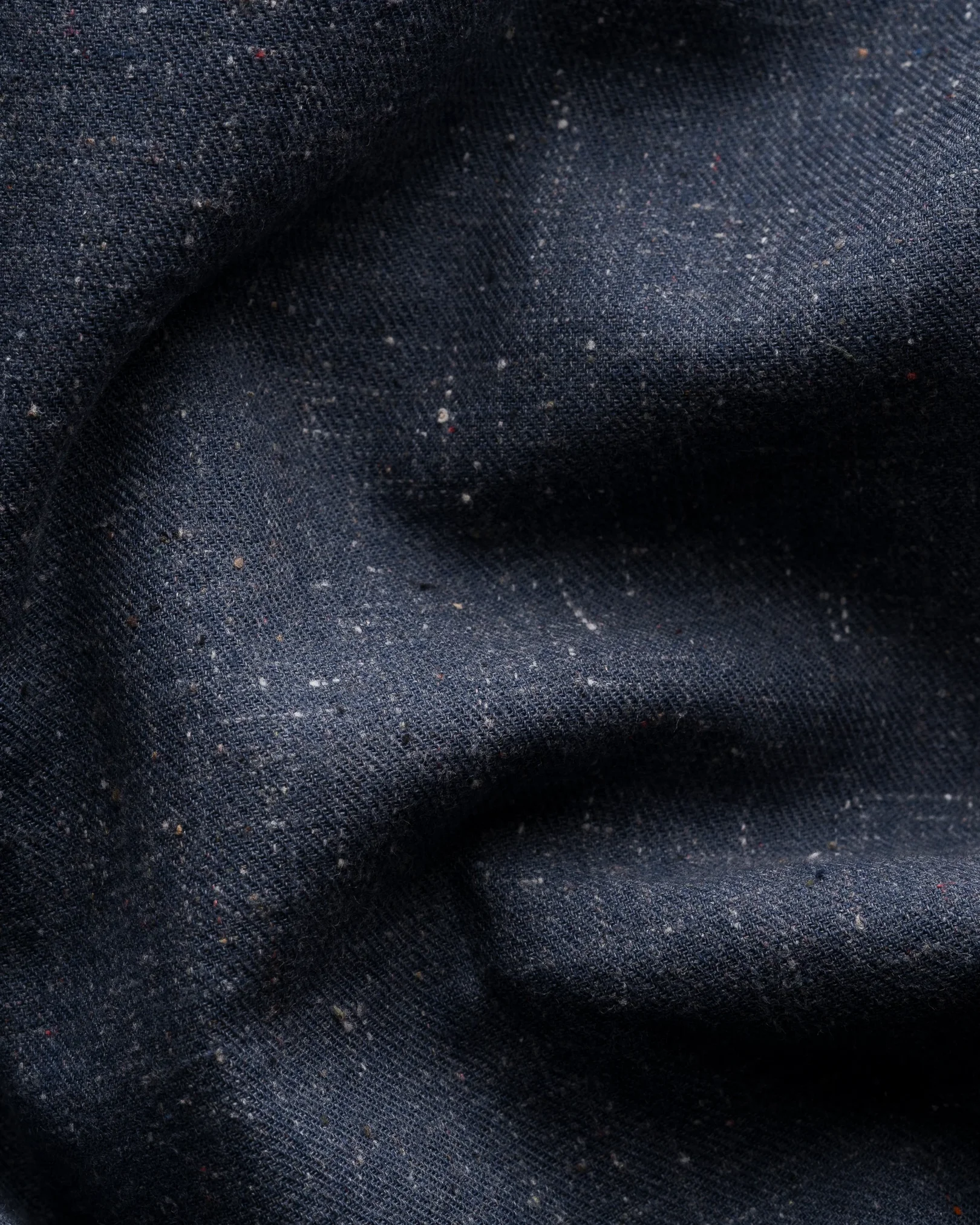 Eton - dark blue recycled cotton resort shirt