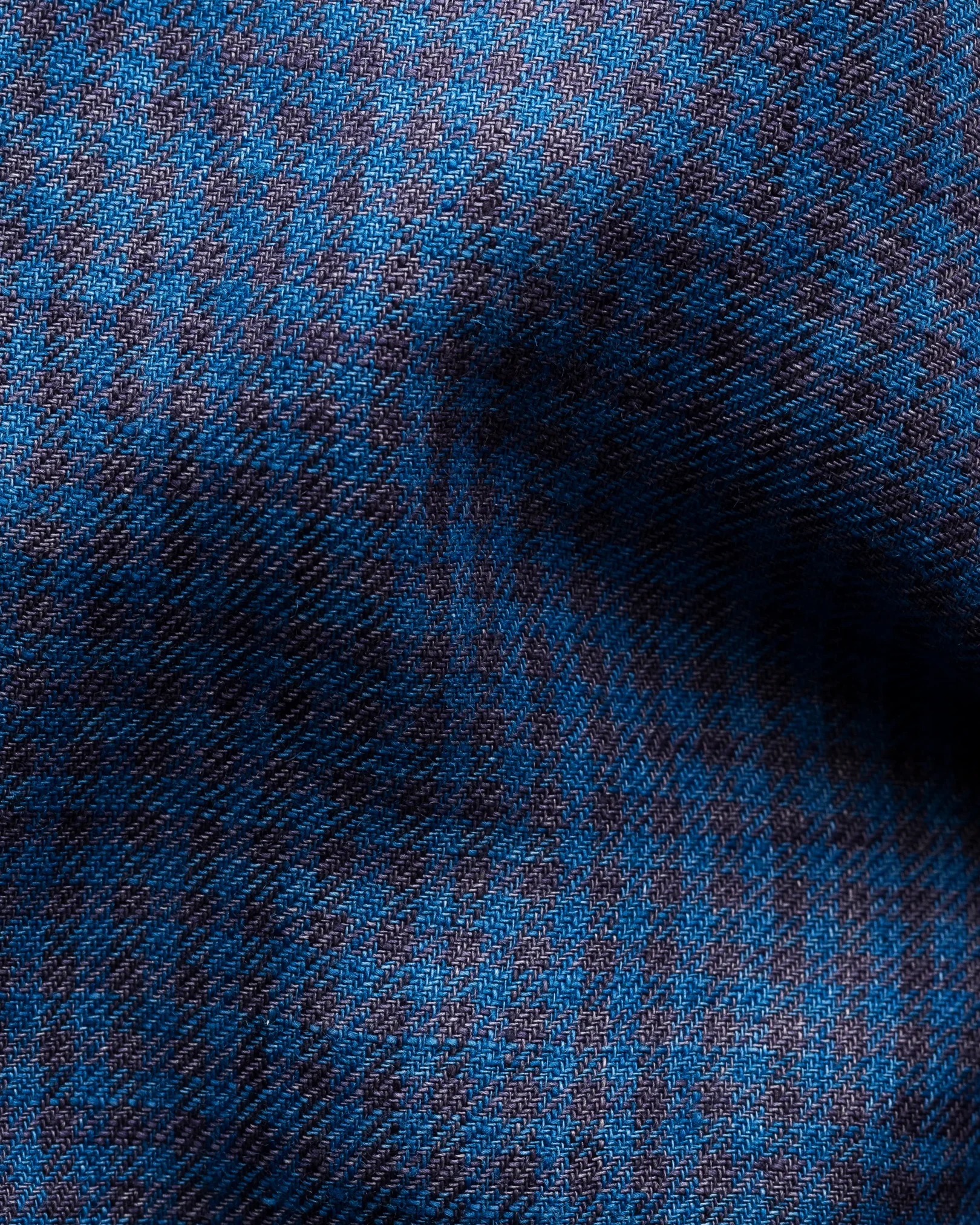 Eton - navy blue linen twill
