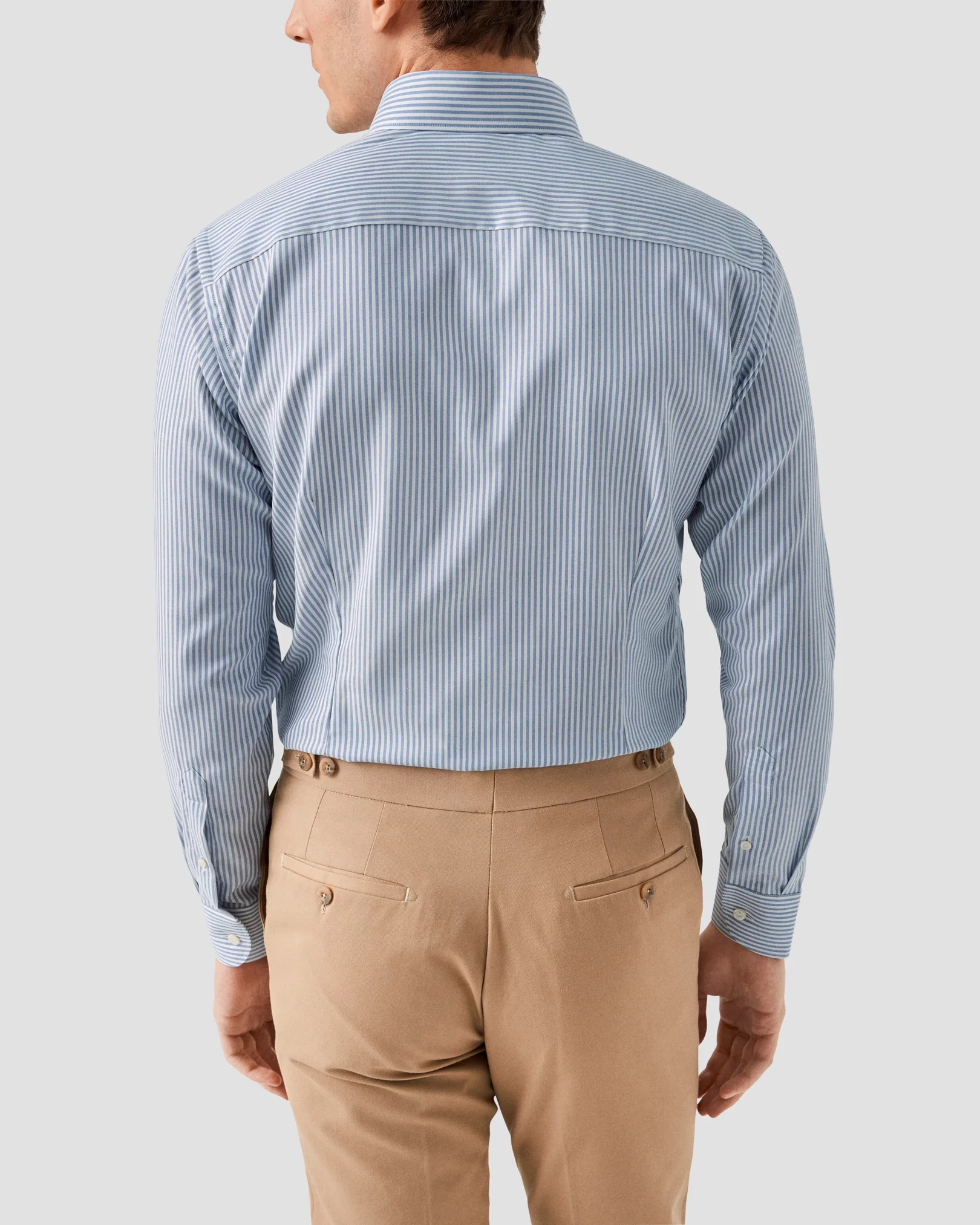 Eton - mid blue fine oxford shirt