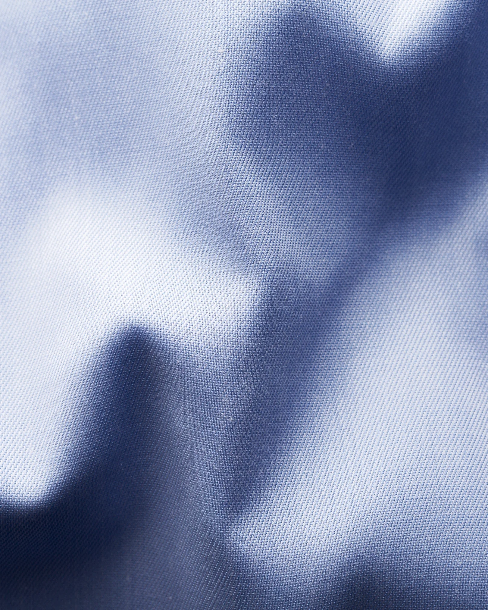 Eton - light blue signature twill shirt printed details