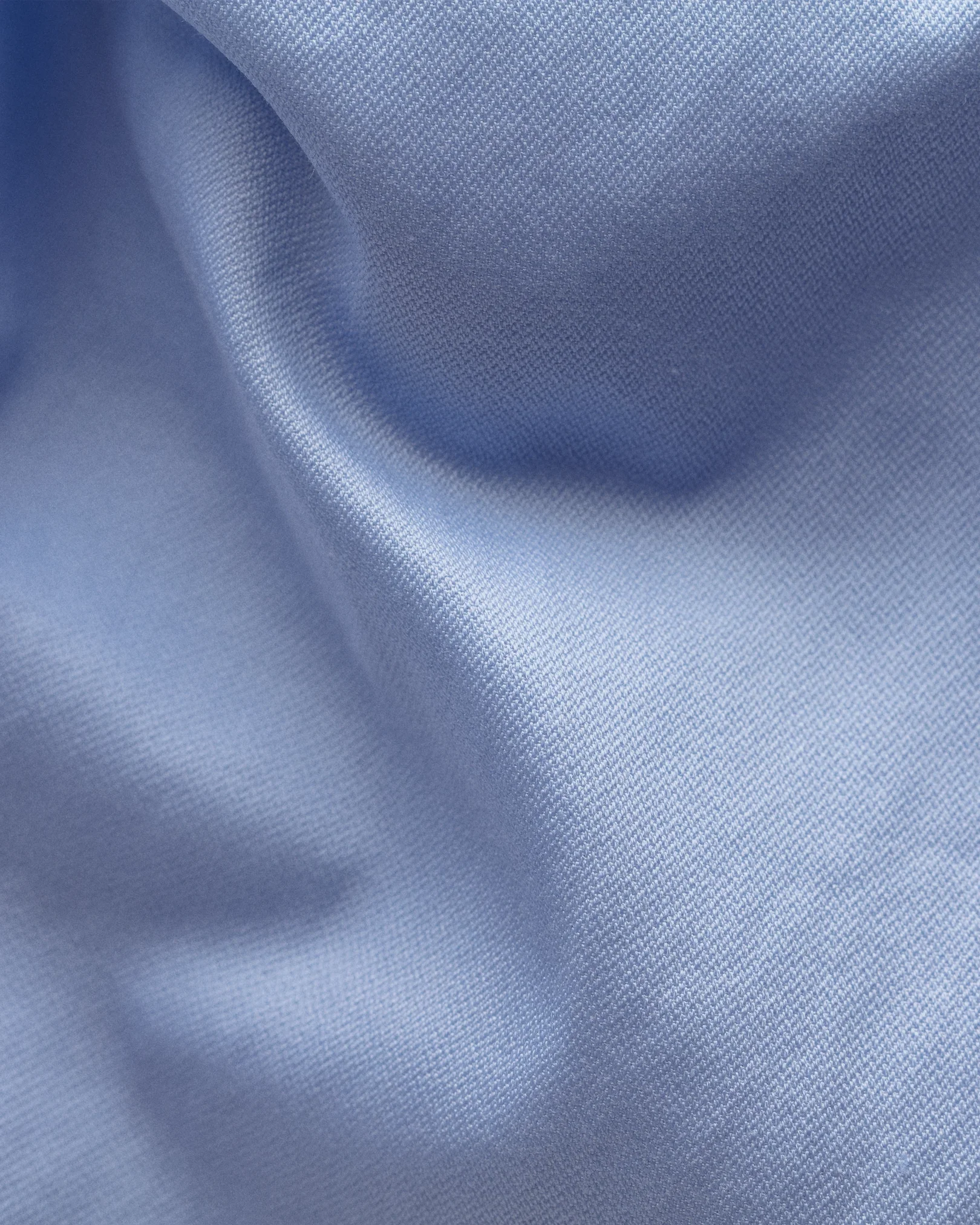 Eton - sky blue satin shirt soft