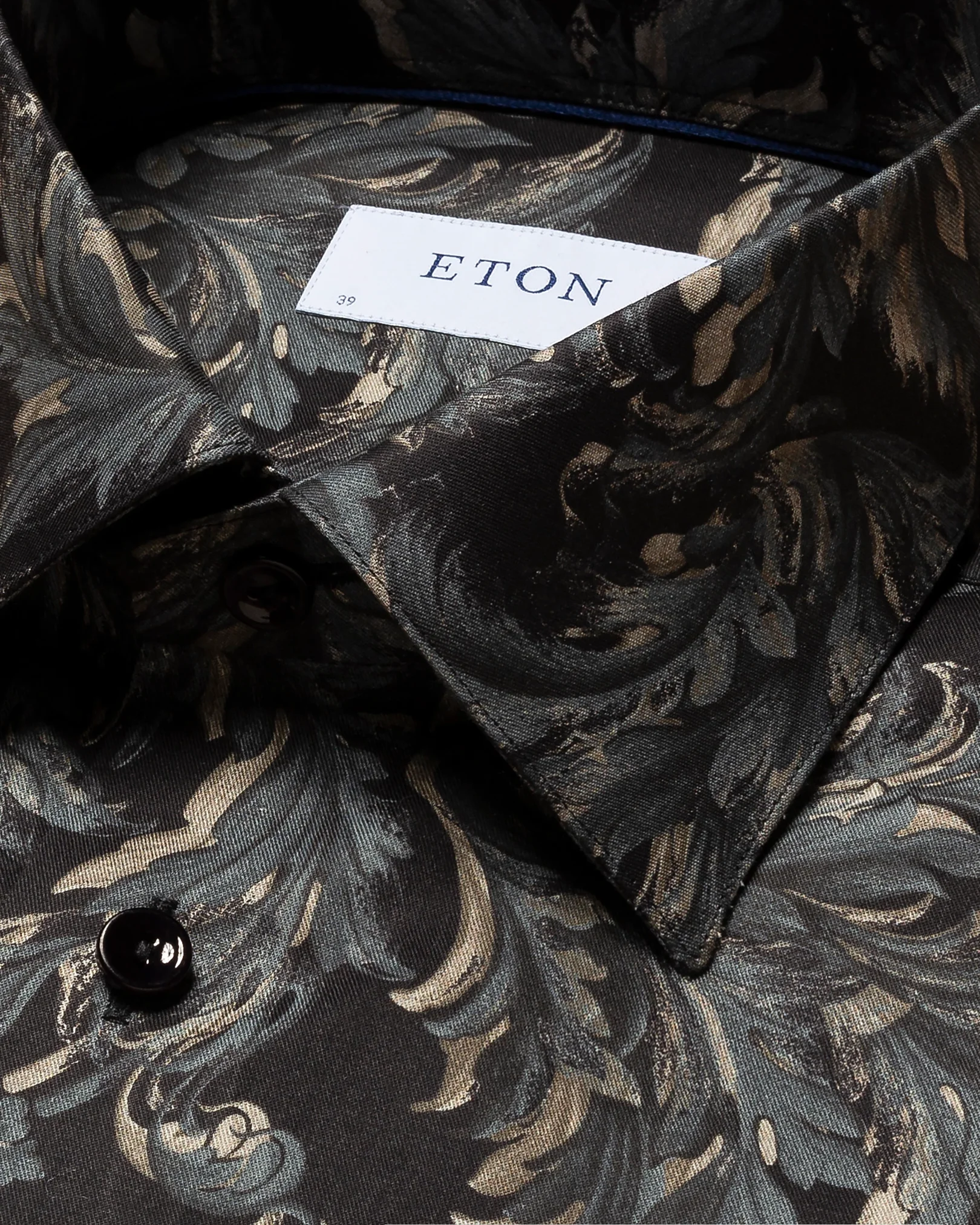 Eton - dark blue signature twill moderatecut