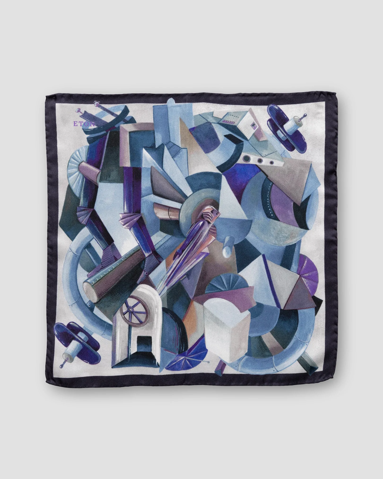 Eton - blue rocket man pocket square