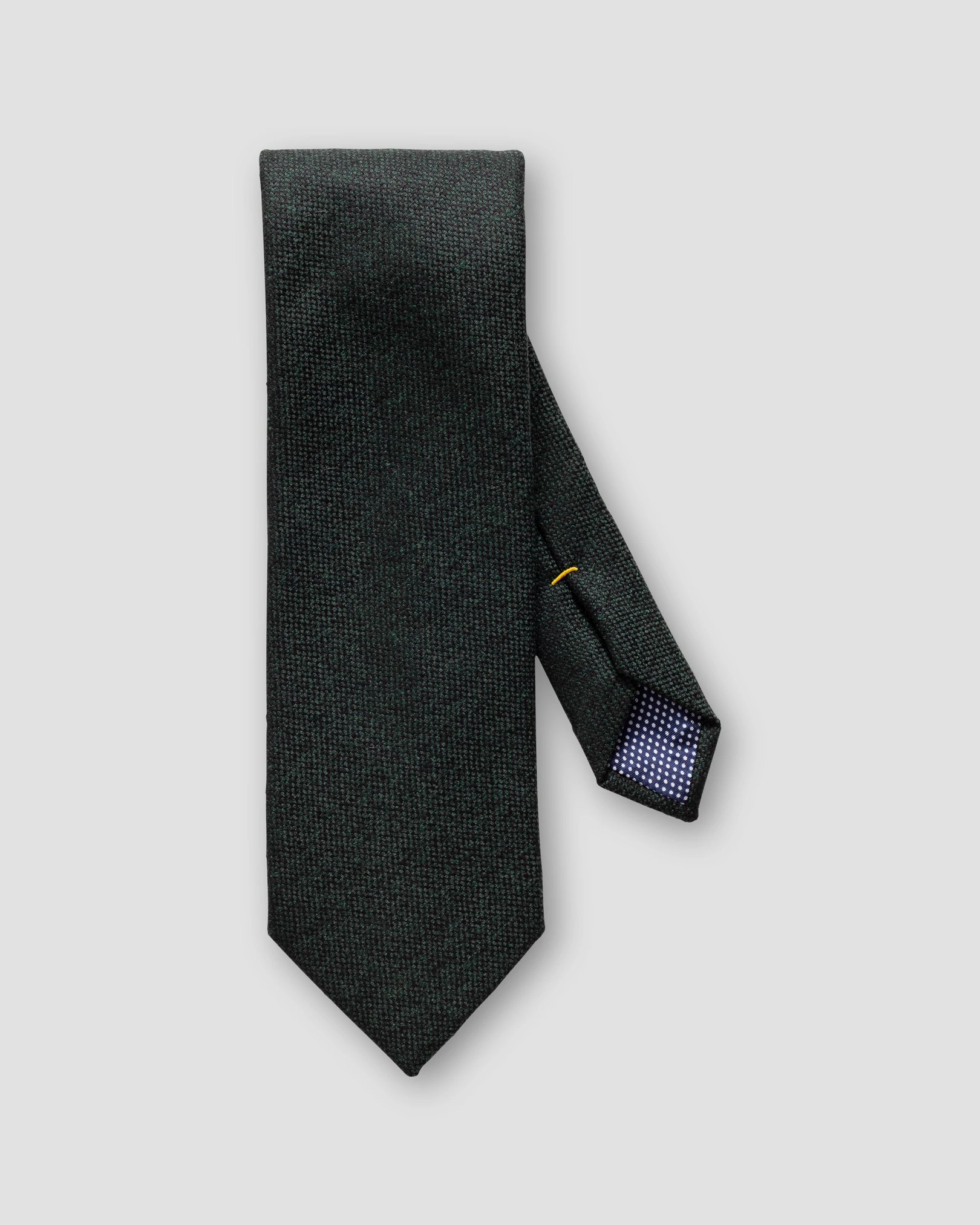 Eton - dark green wool blend tie