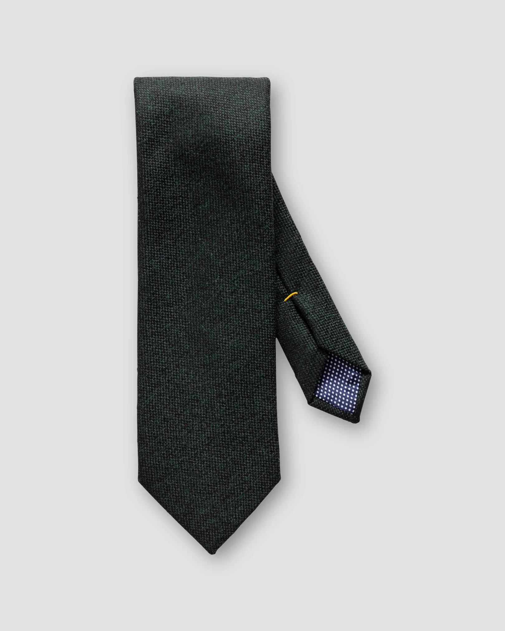 Eton - dark green wool blend tie