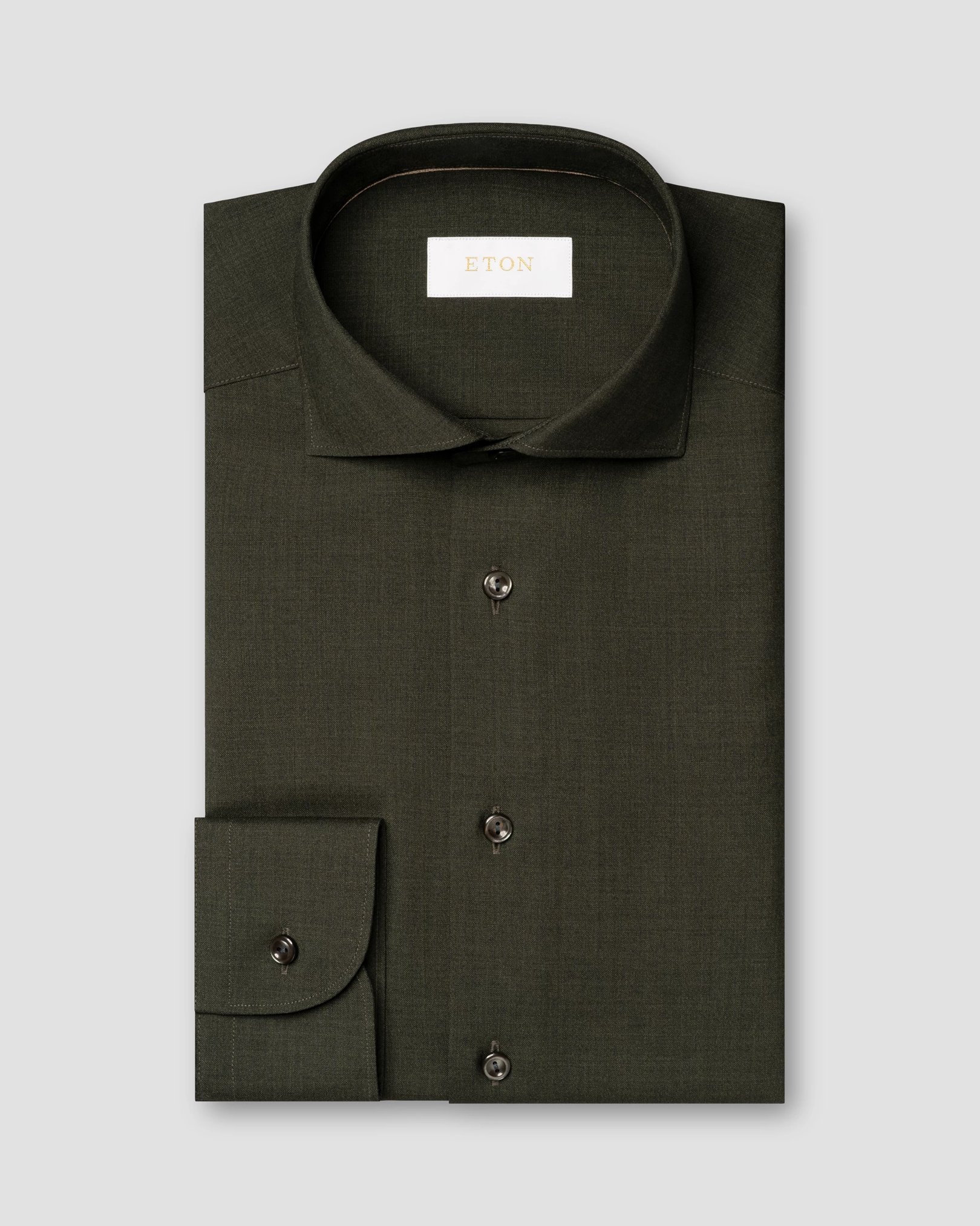 Eton - Solid Merino Wool Shirt