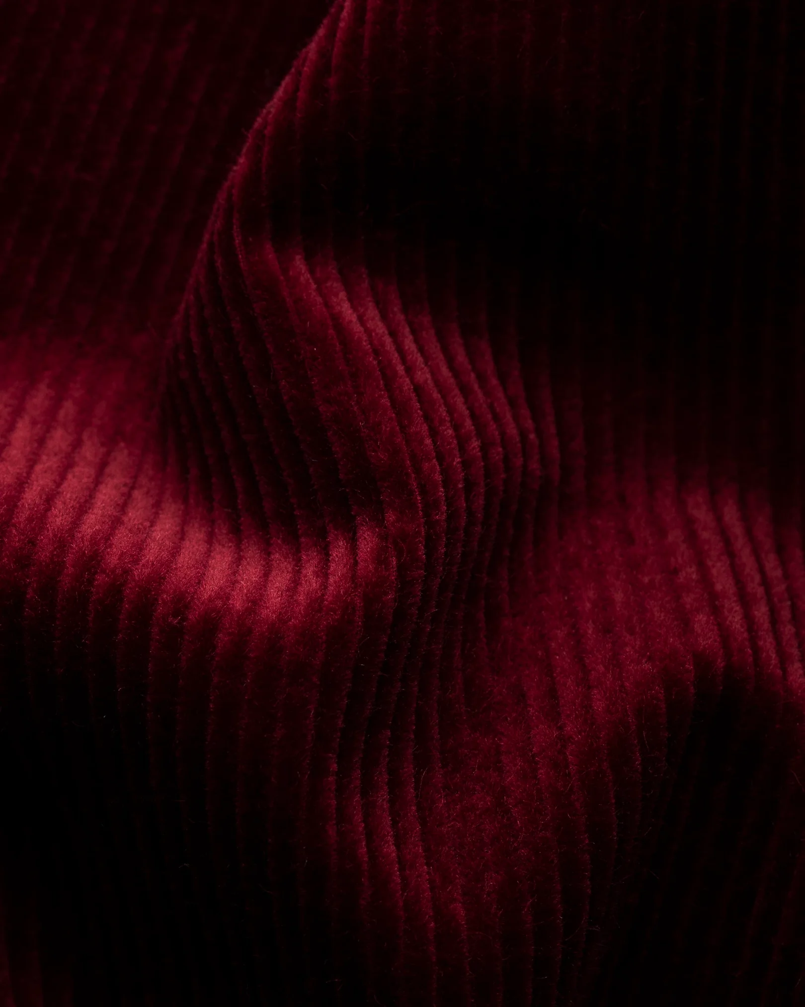 Eton - burgundy corduroy overshirt turn down straight sleeve end regular