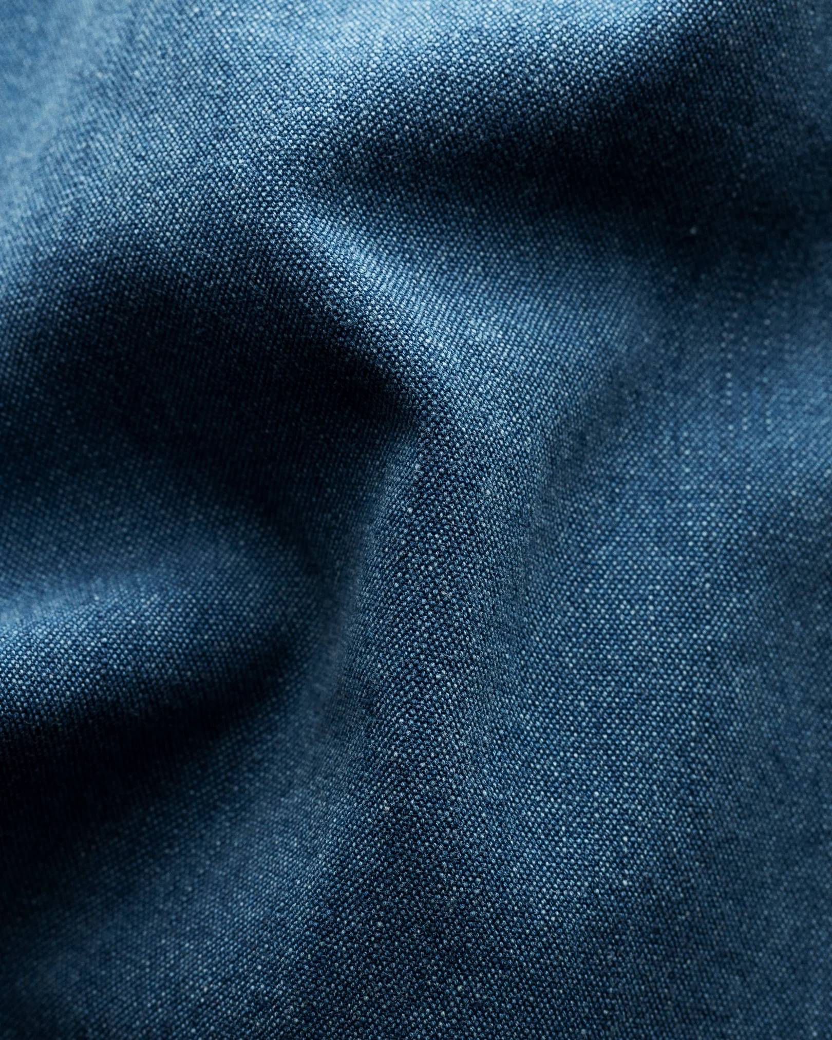 Eton - dark blue indigo wide spread