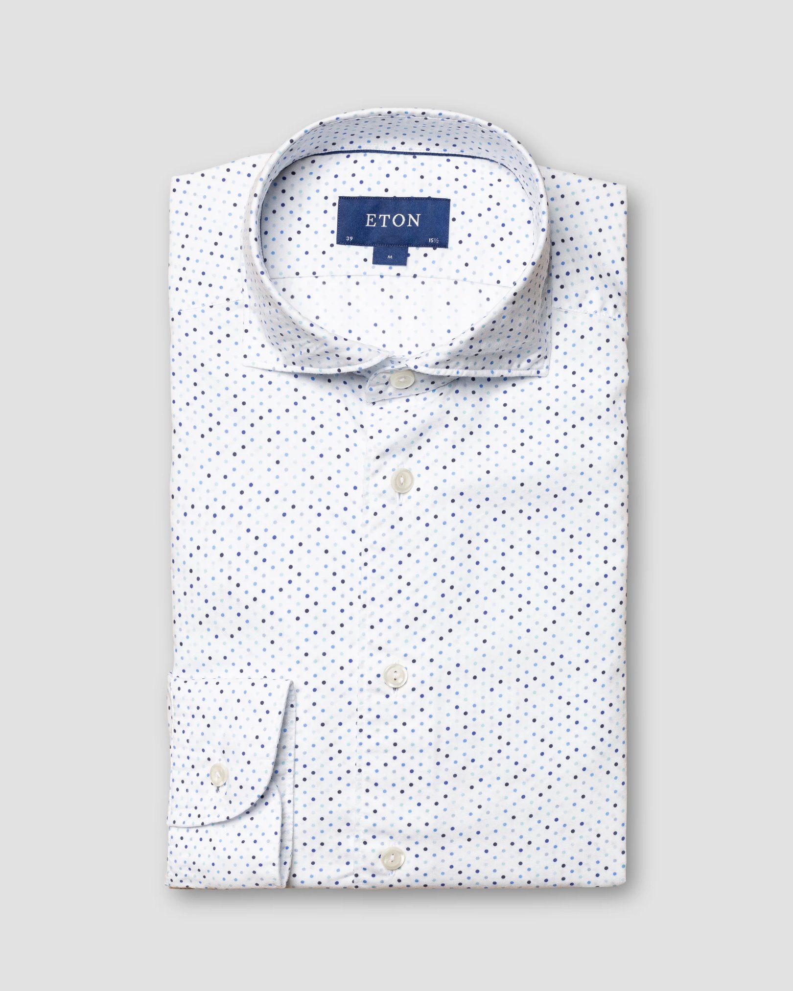 Eton - white cottontencel wide spread
