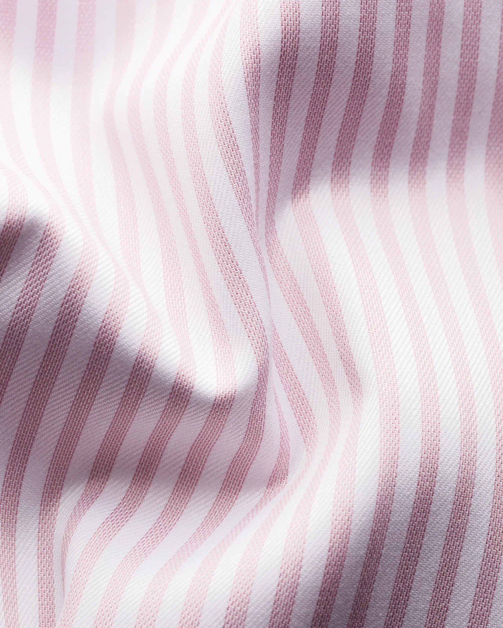 Eton - pink striped signature twill shirt