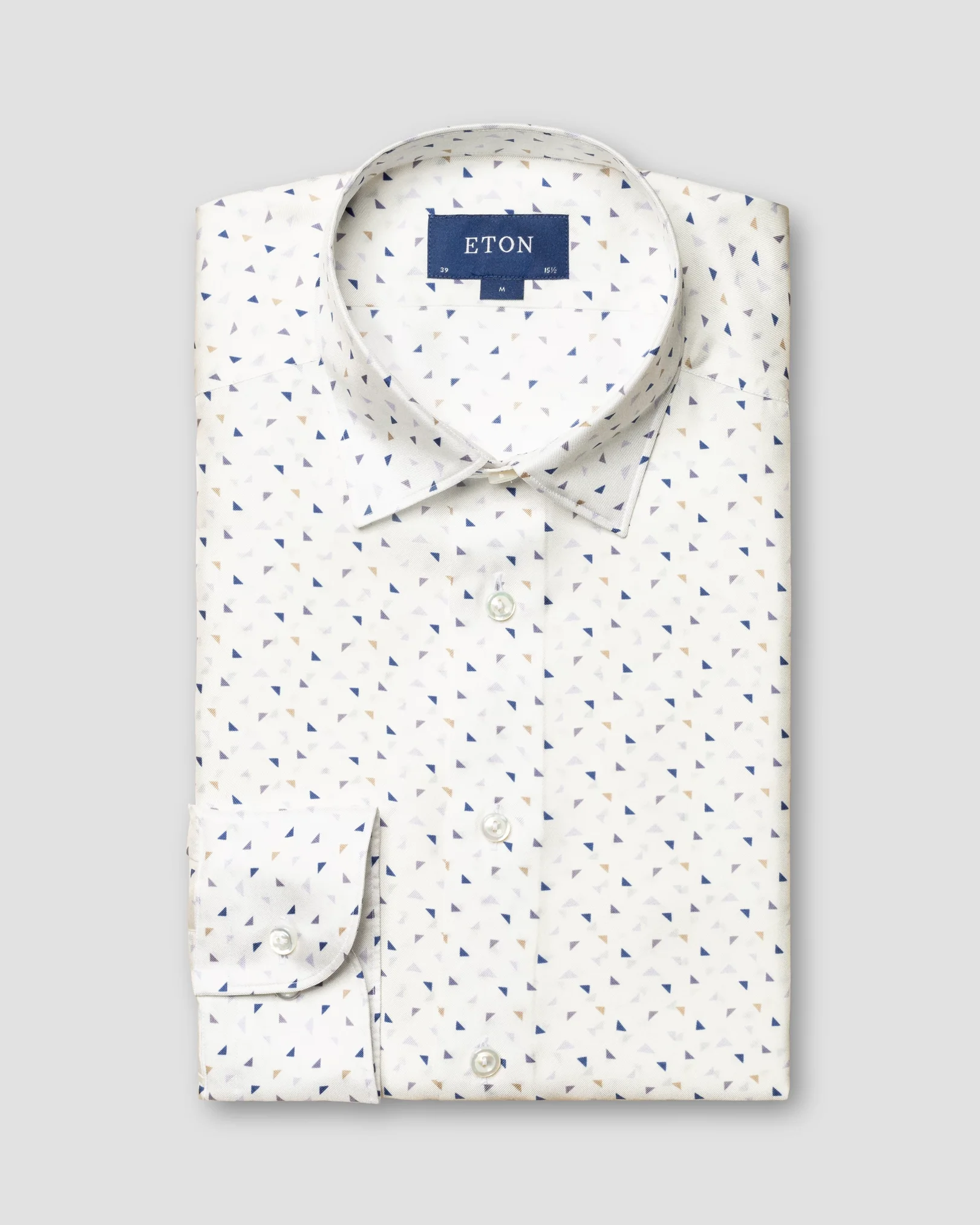 Eton - white silk twill