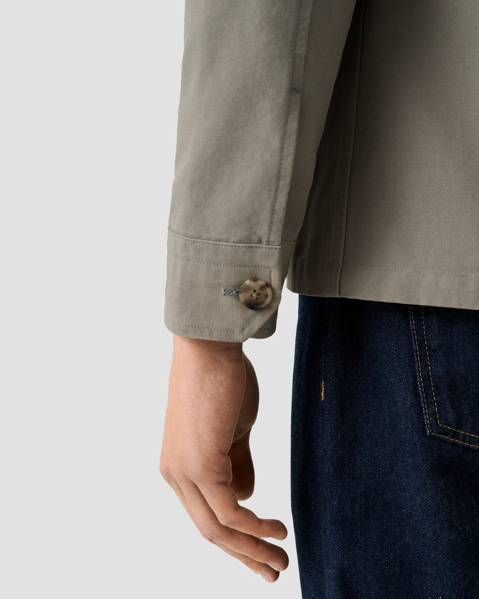 Eton - Hemdjacke aus Canvas