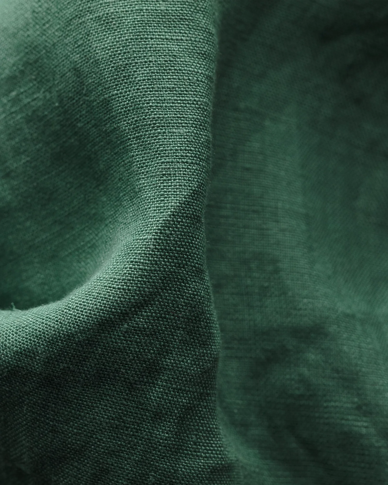 Eton - sage green linen shirt soft