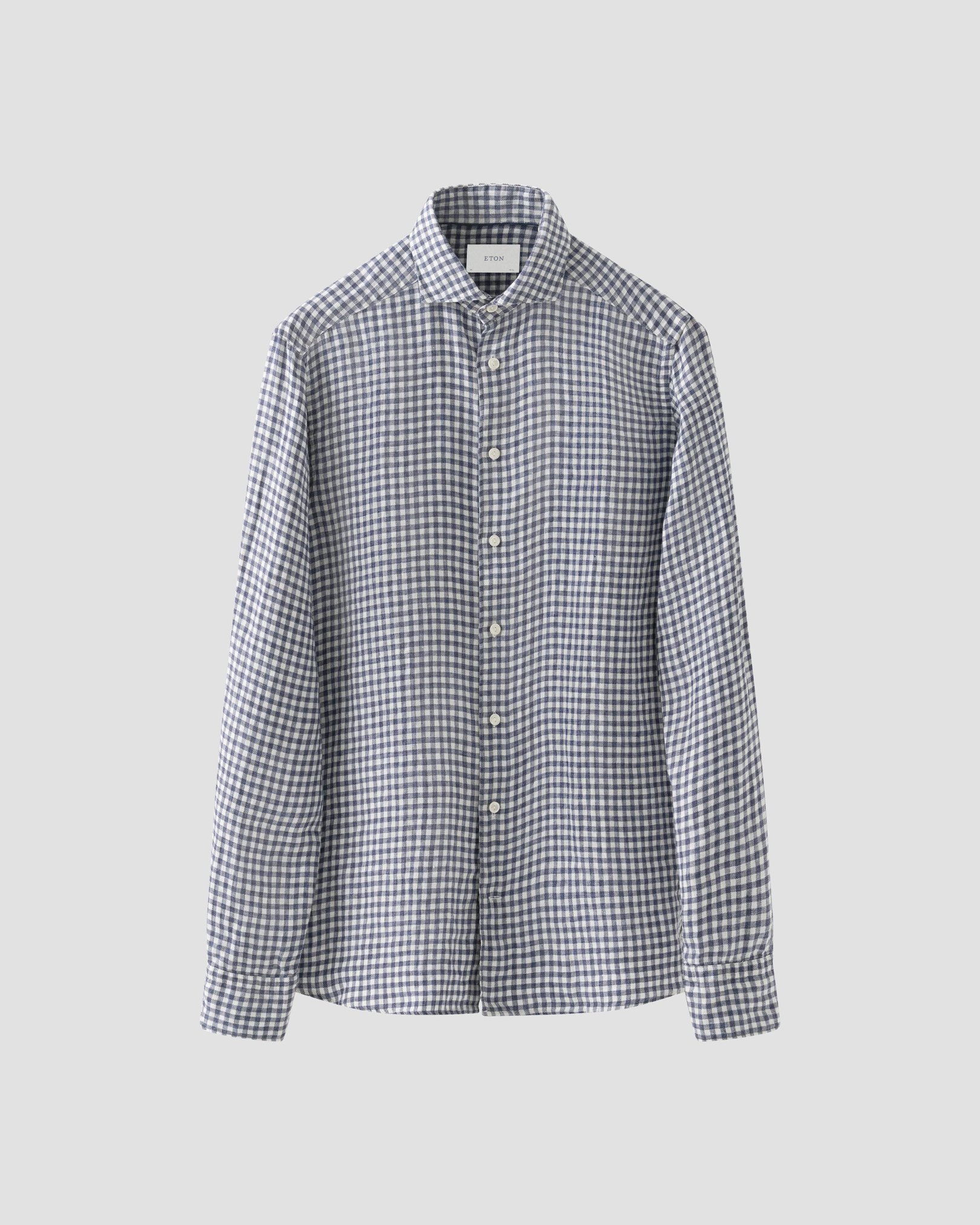 Eton - Check Linen Twill Shirt