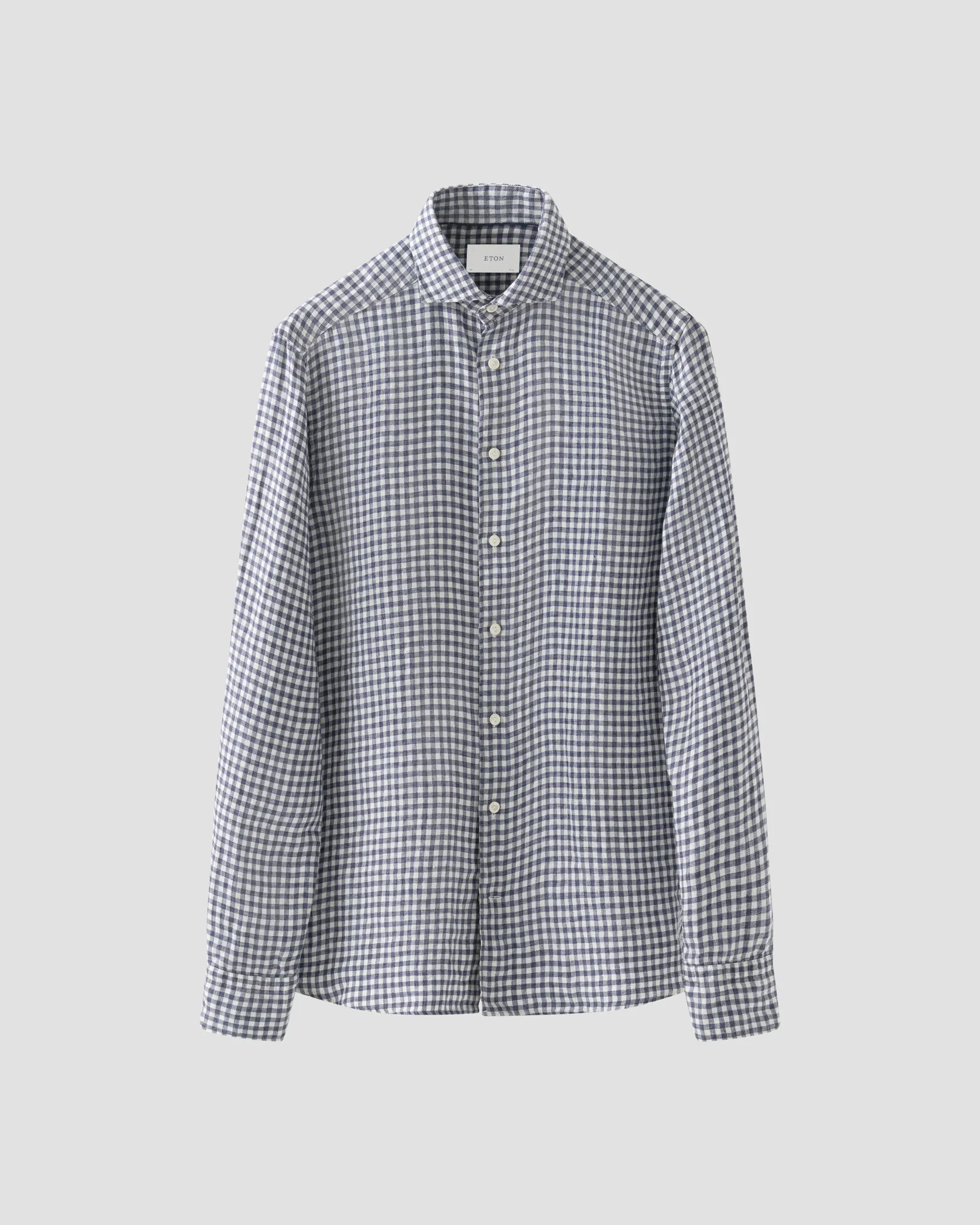 Eton - Check Linen Twill Shirt