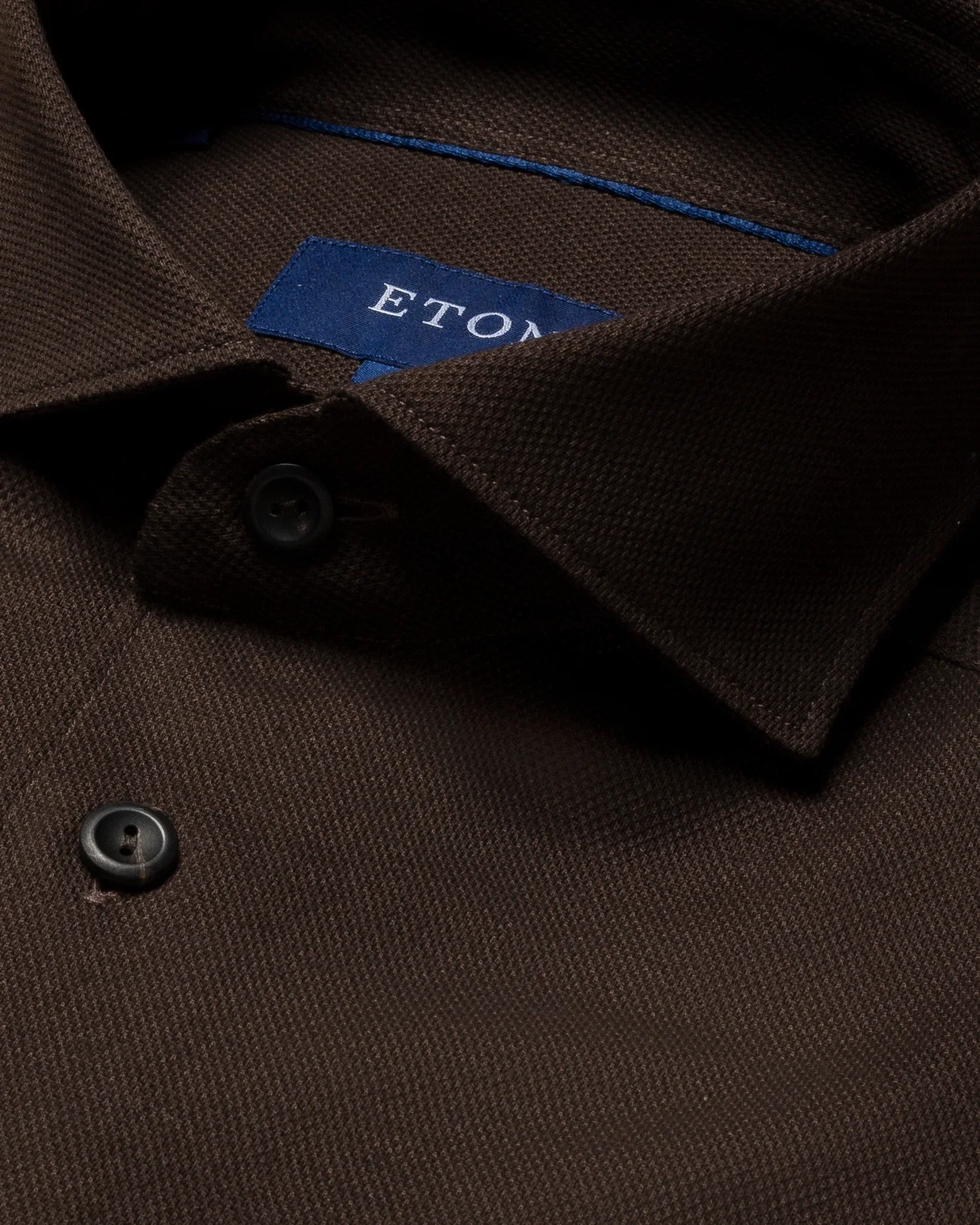 Eton - dark brown pique widespread
