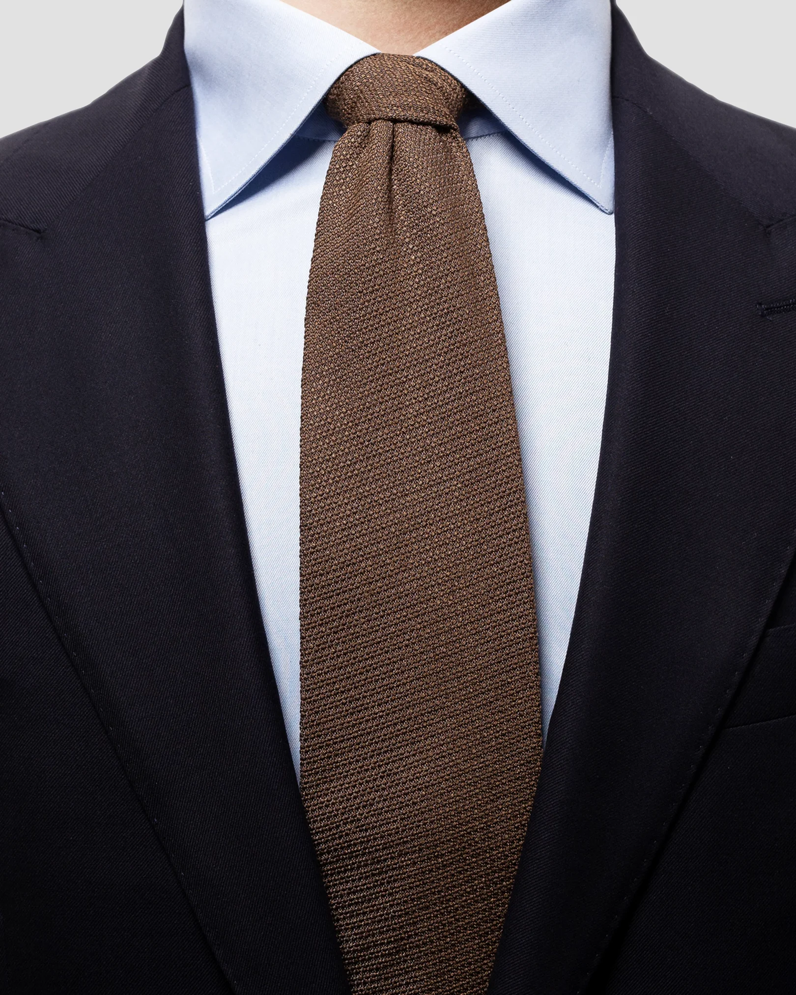 Eton - brown silk tie