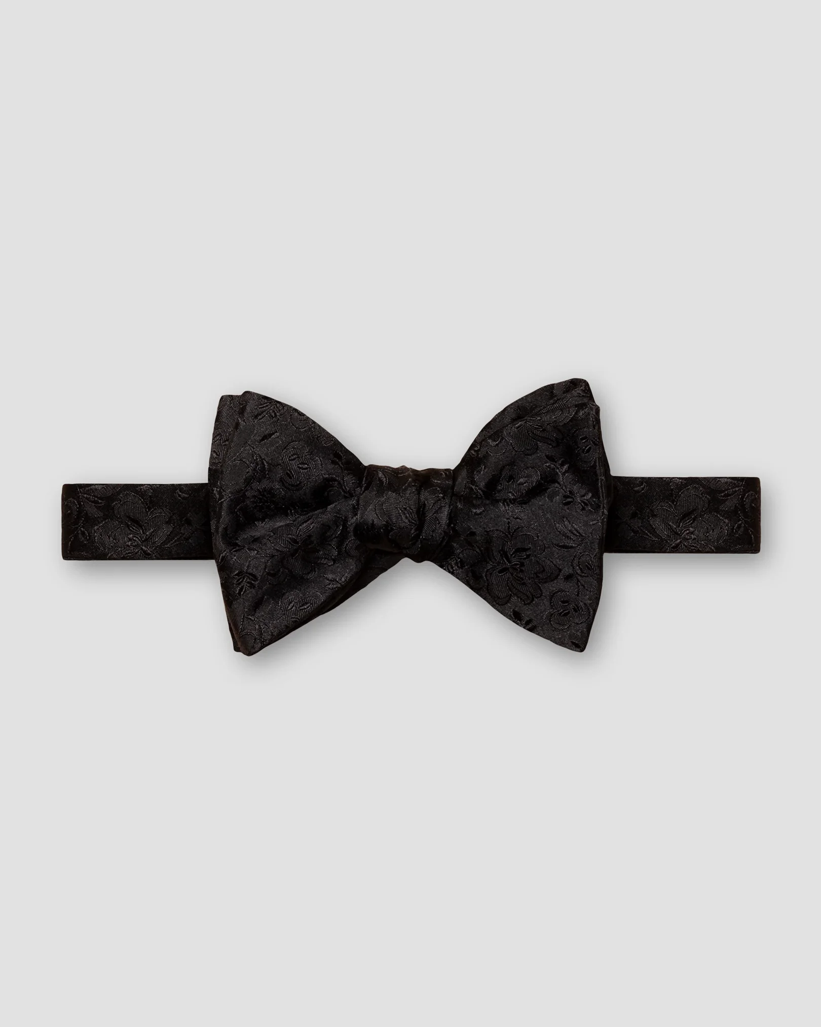 Eton - black flower printed bowtie