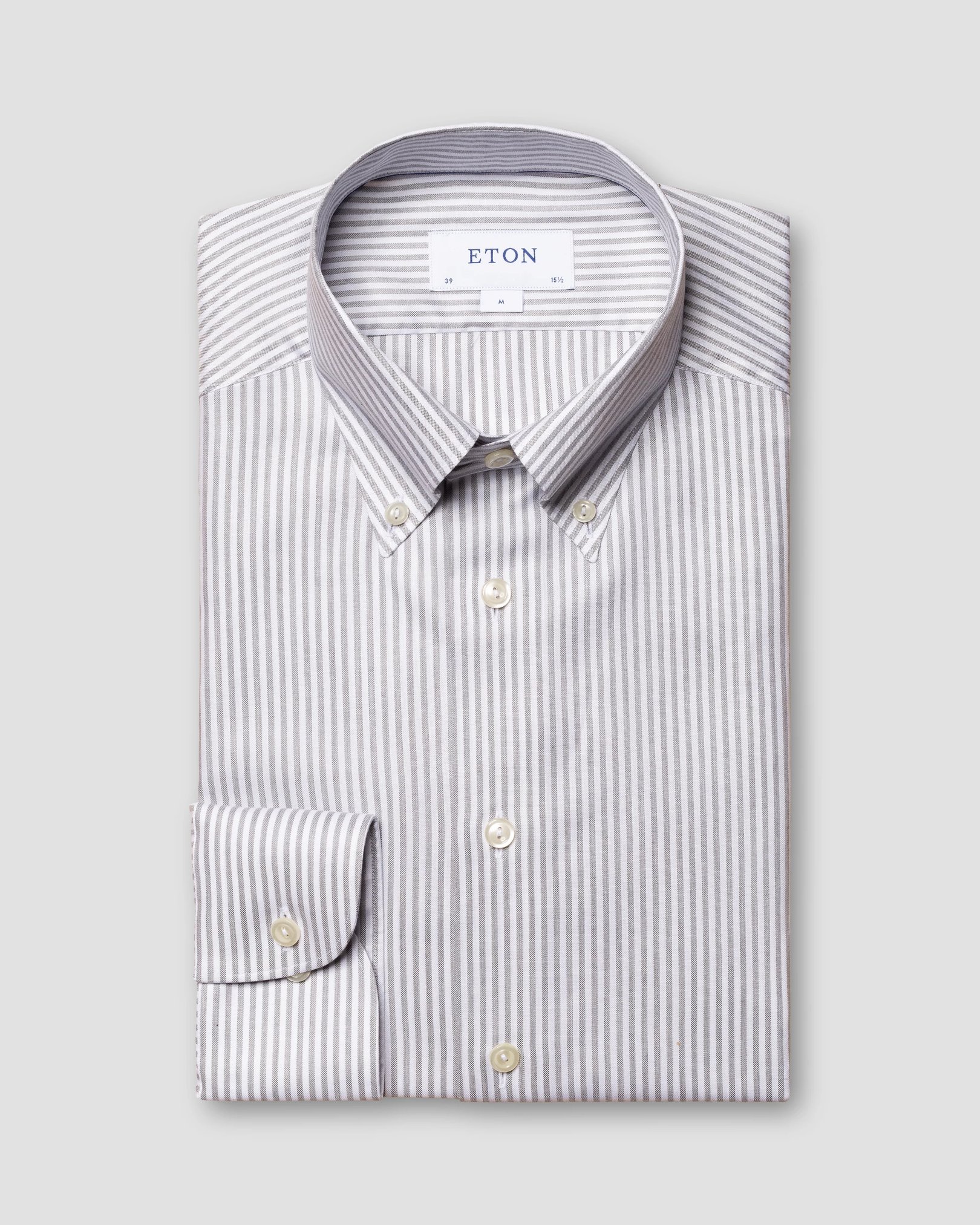 Eton - light grey fine oxford