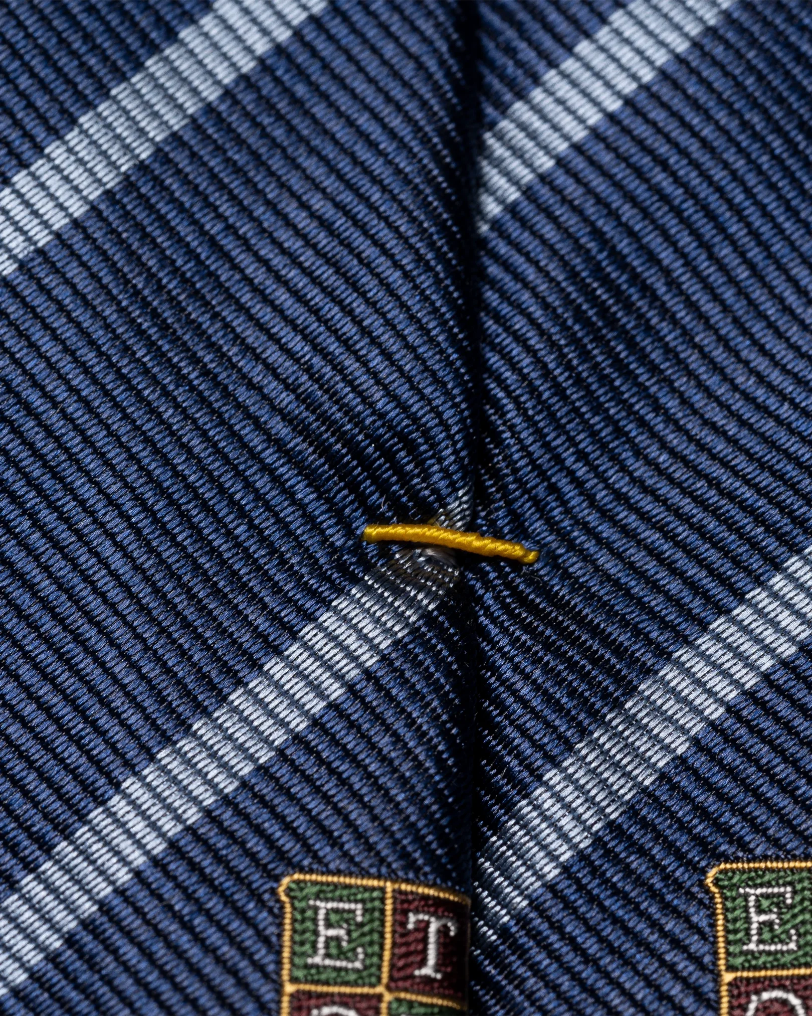 Eton - dark blue ivy tie