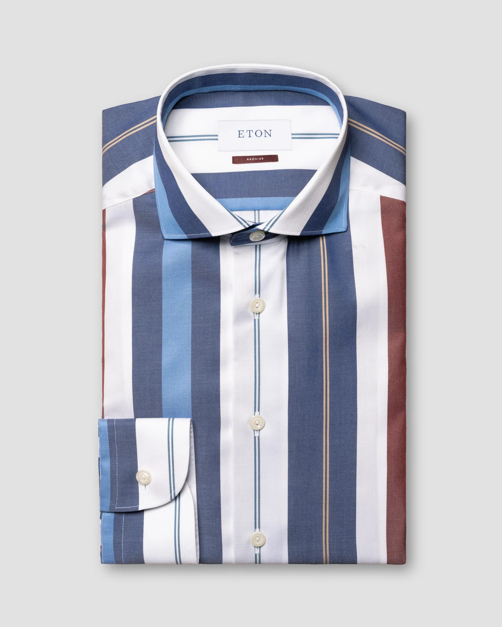 Eton - red signature twill