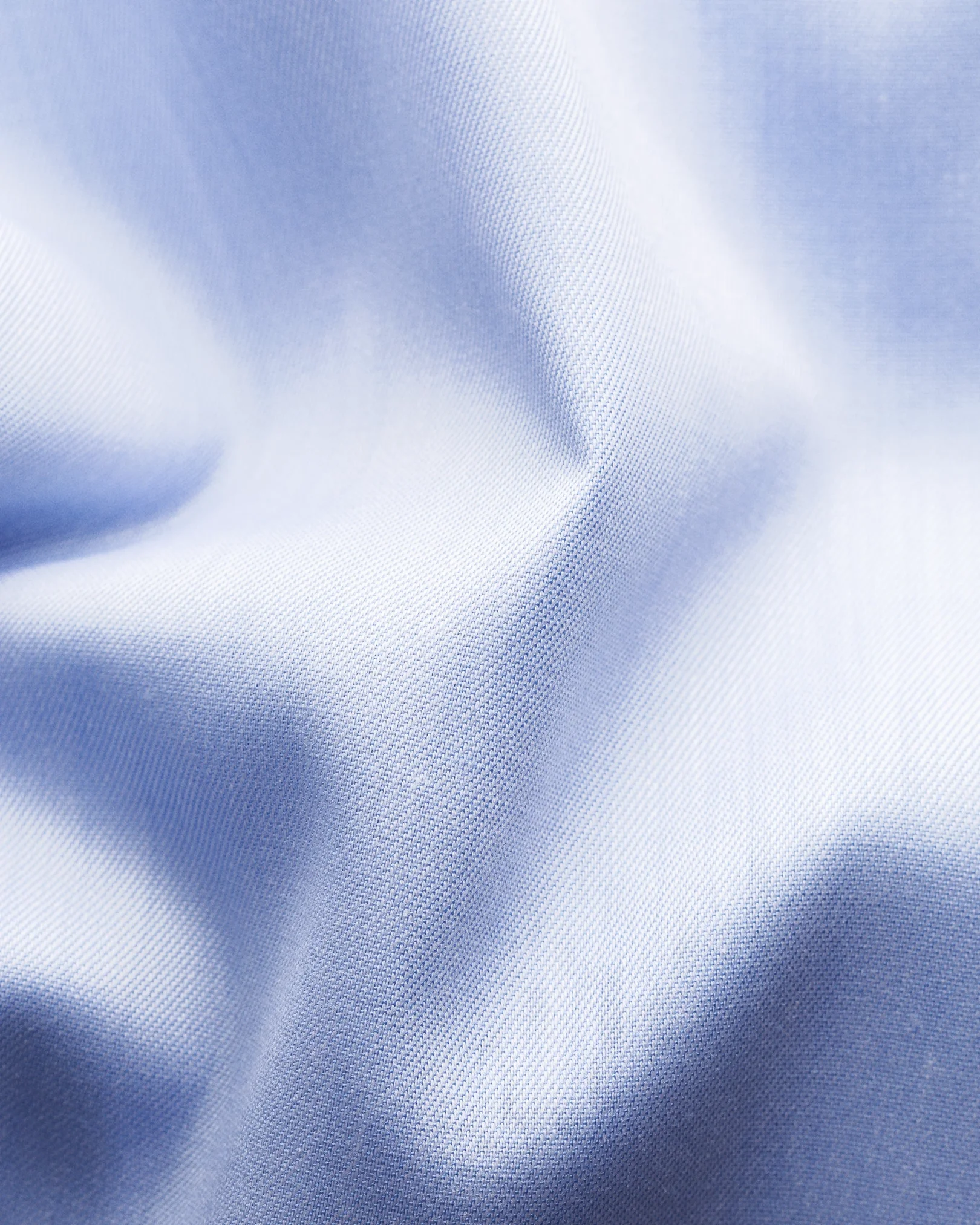 Eton - blue signature twill shirt floral details
