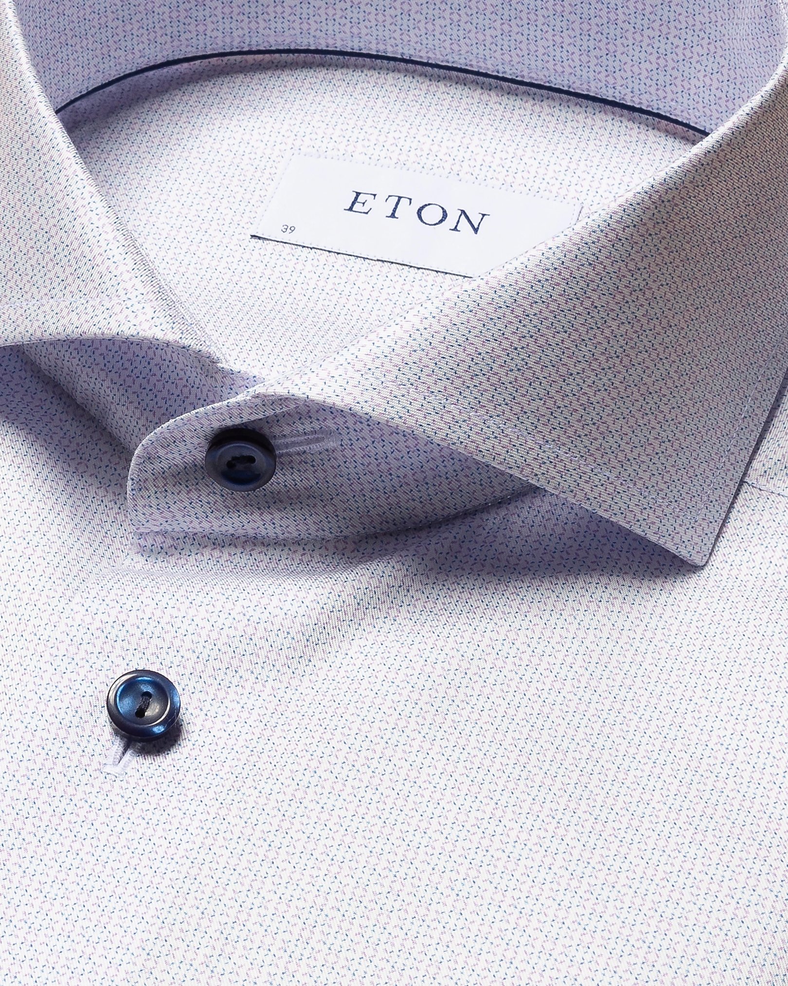 Eton - light purple signature twill extreme cutaway