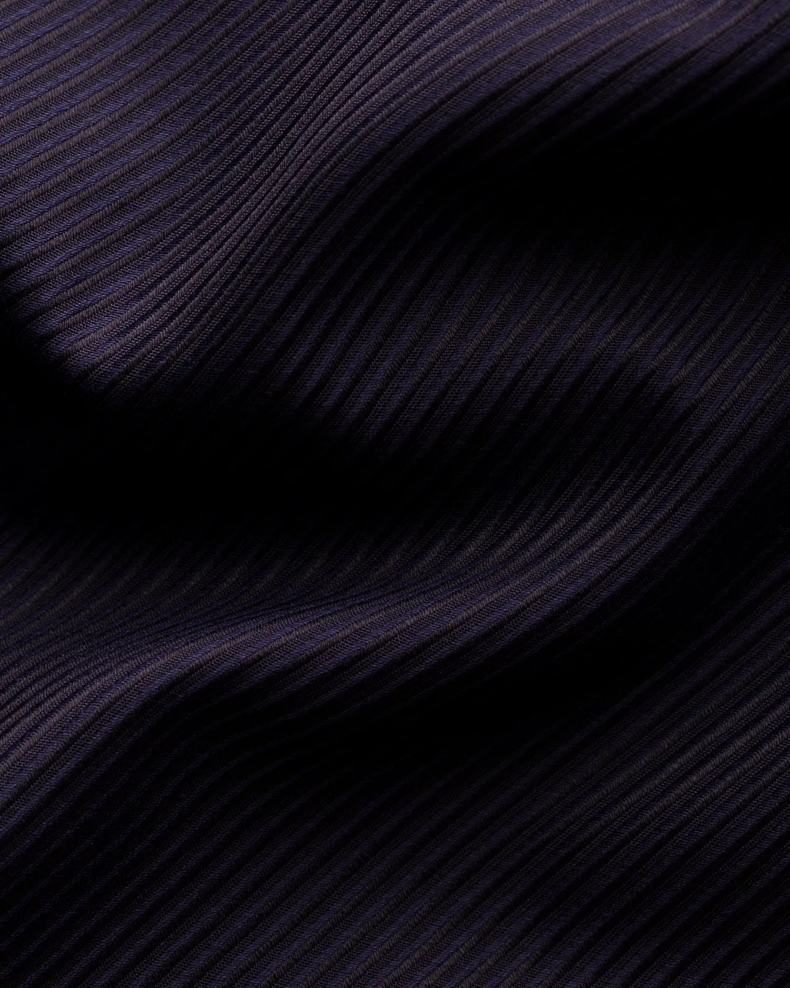 Eton - navy blue textured twill