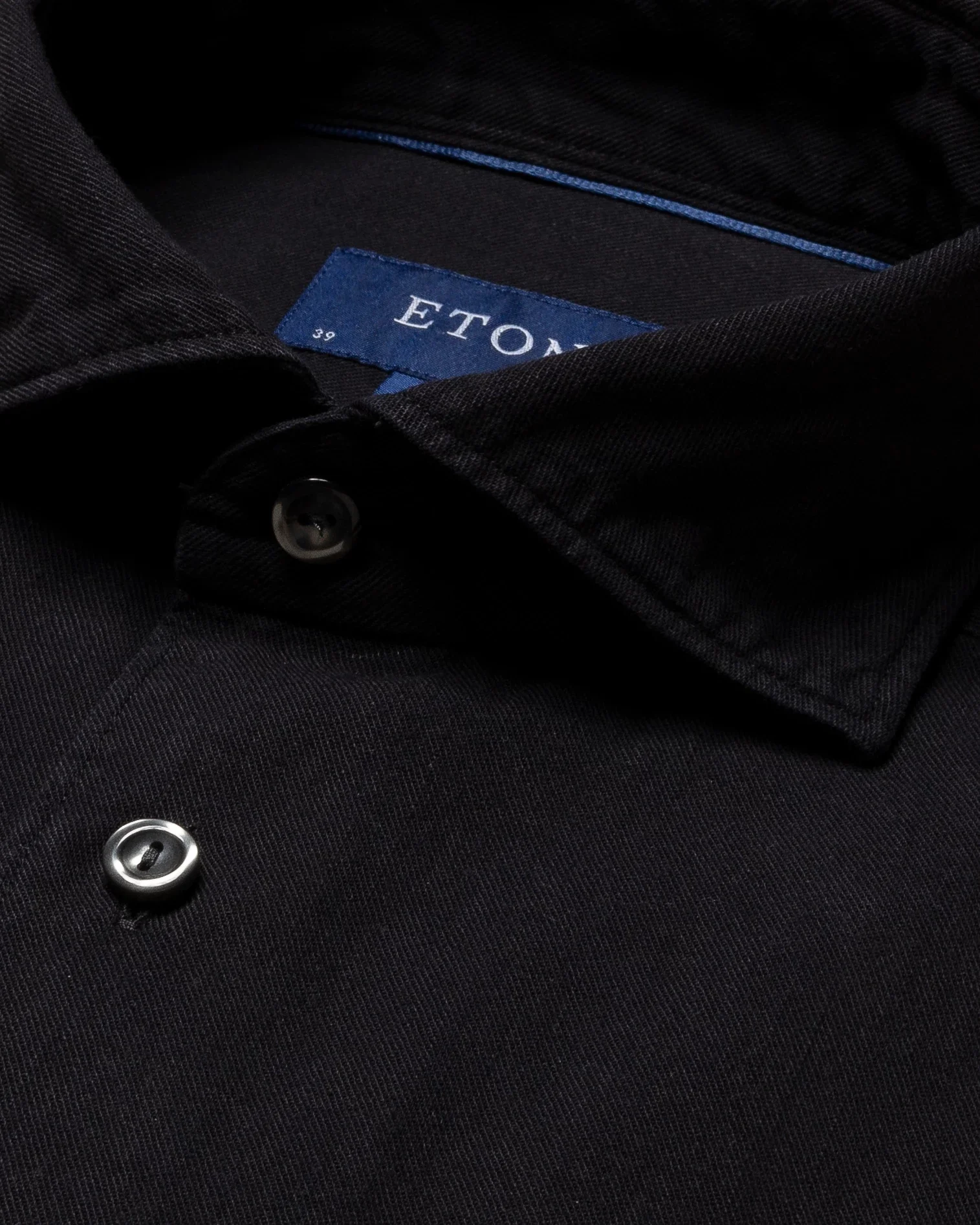 Eton - black denim shirt