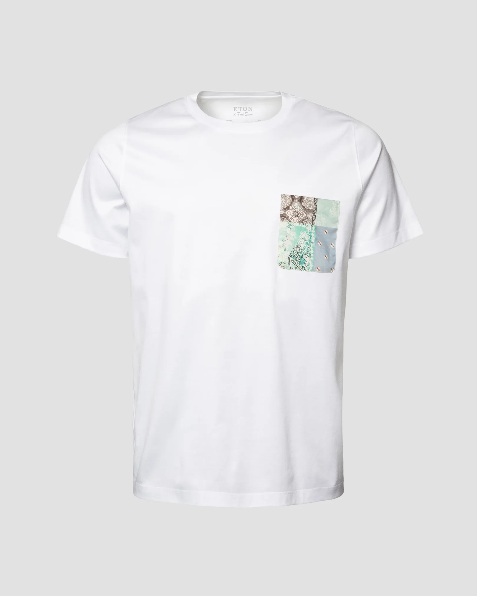 Eton - white jersey t shirt short sleeve
