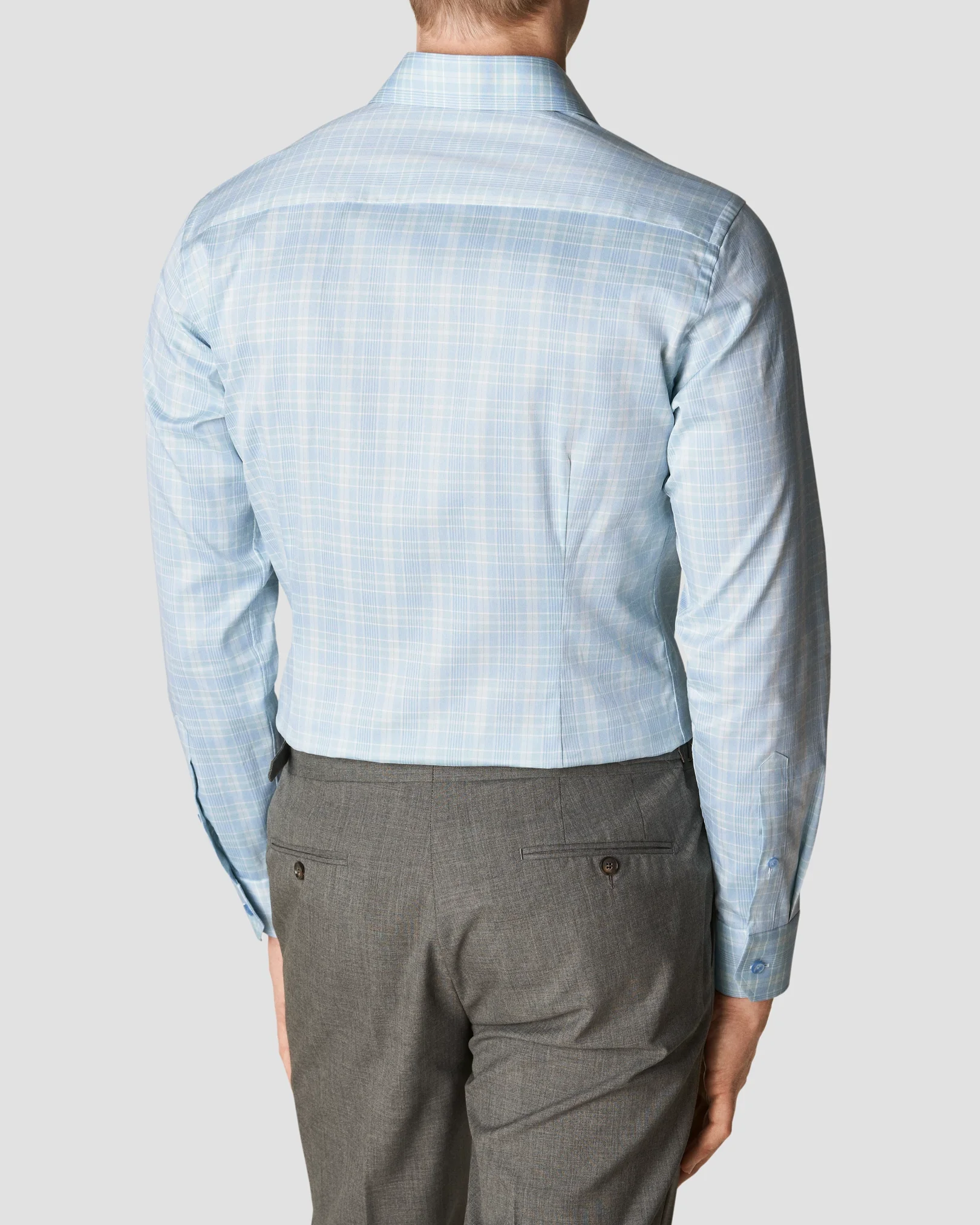 Eton - light green signature twill cut away single contemporary