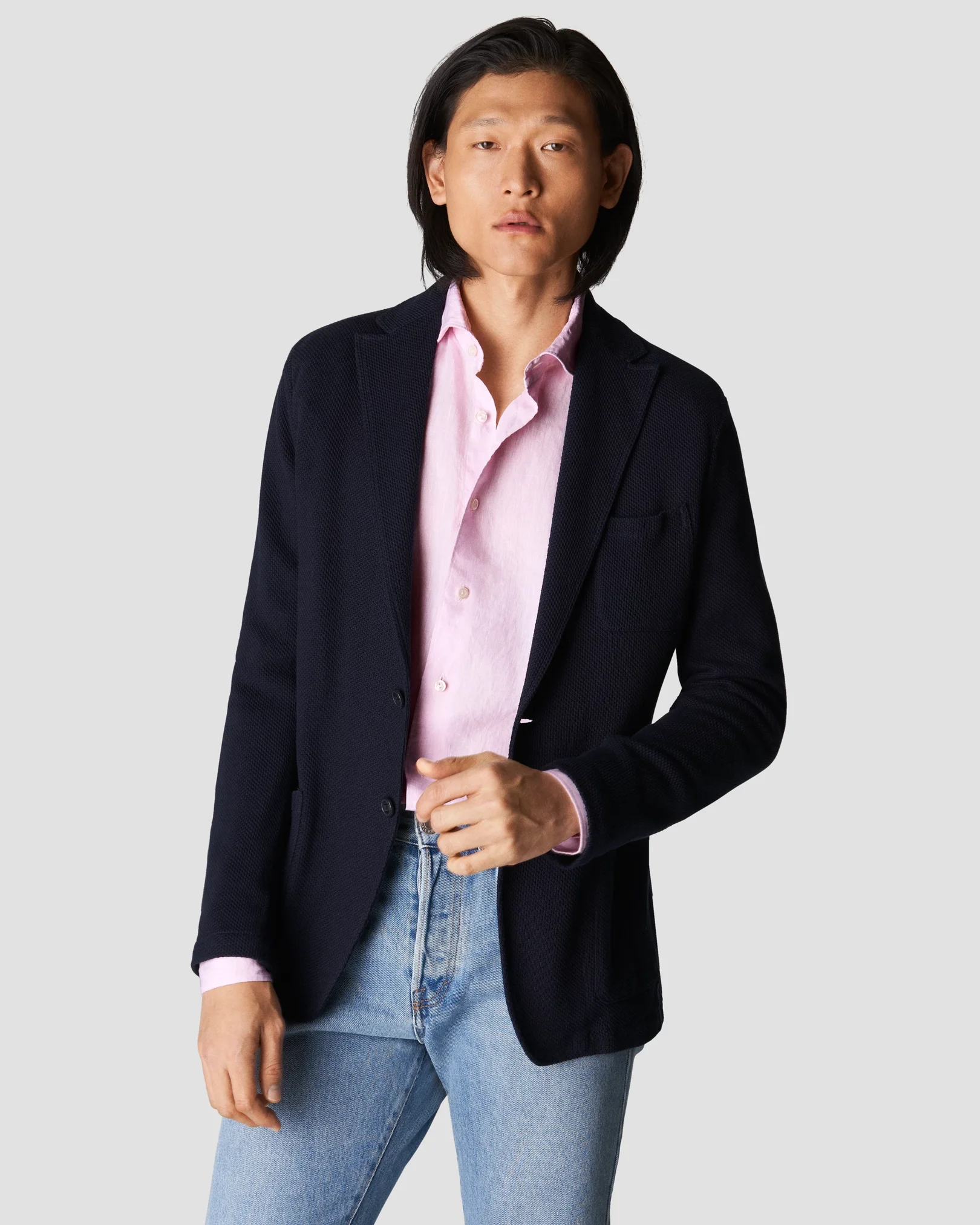 Eton - pink linen