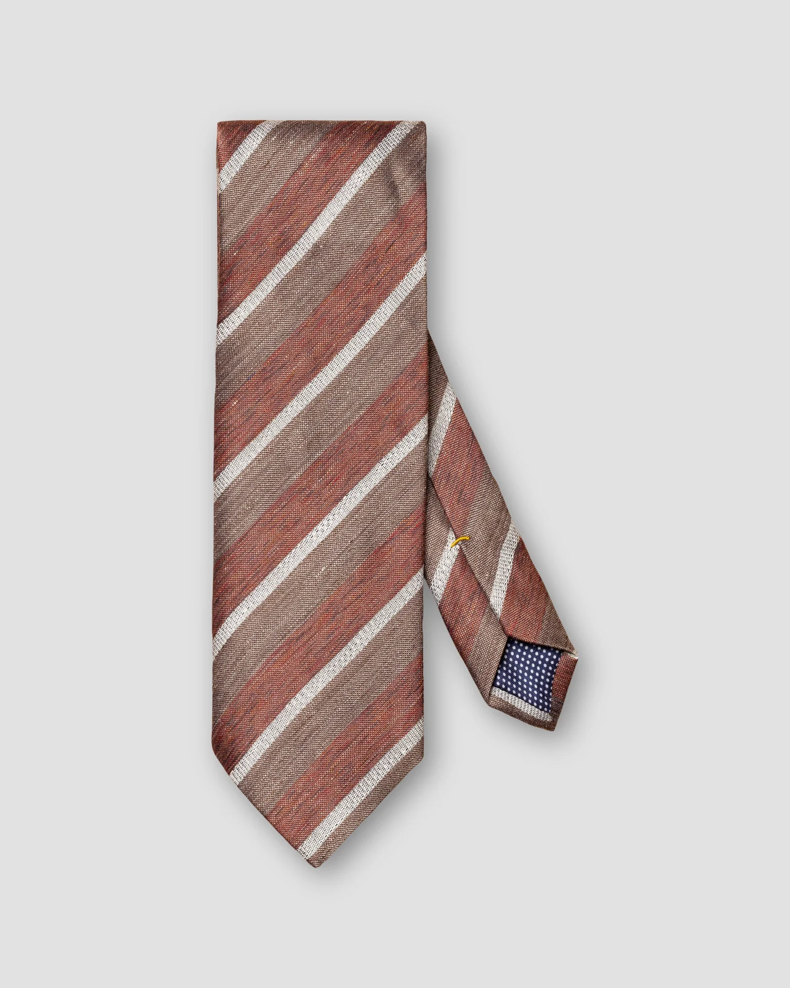 Eton - dark brown regimental stripes