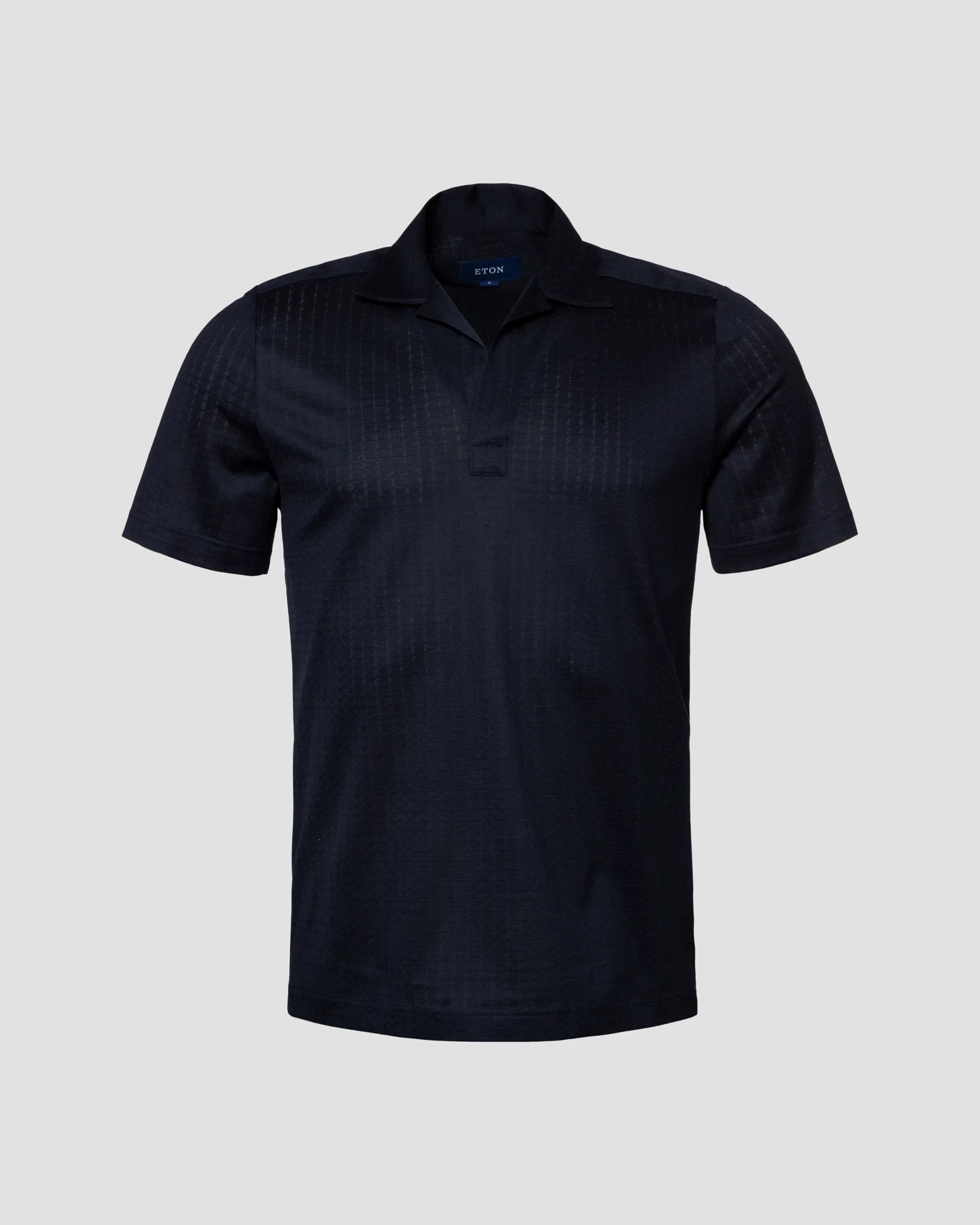 Eton - black jacquard short sleeve