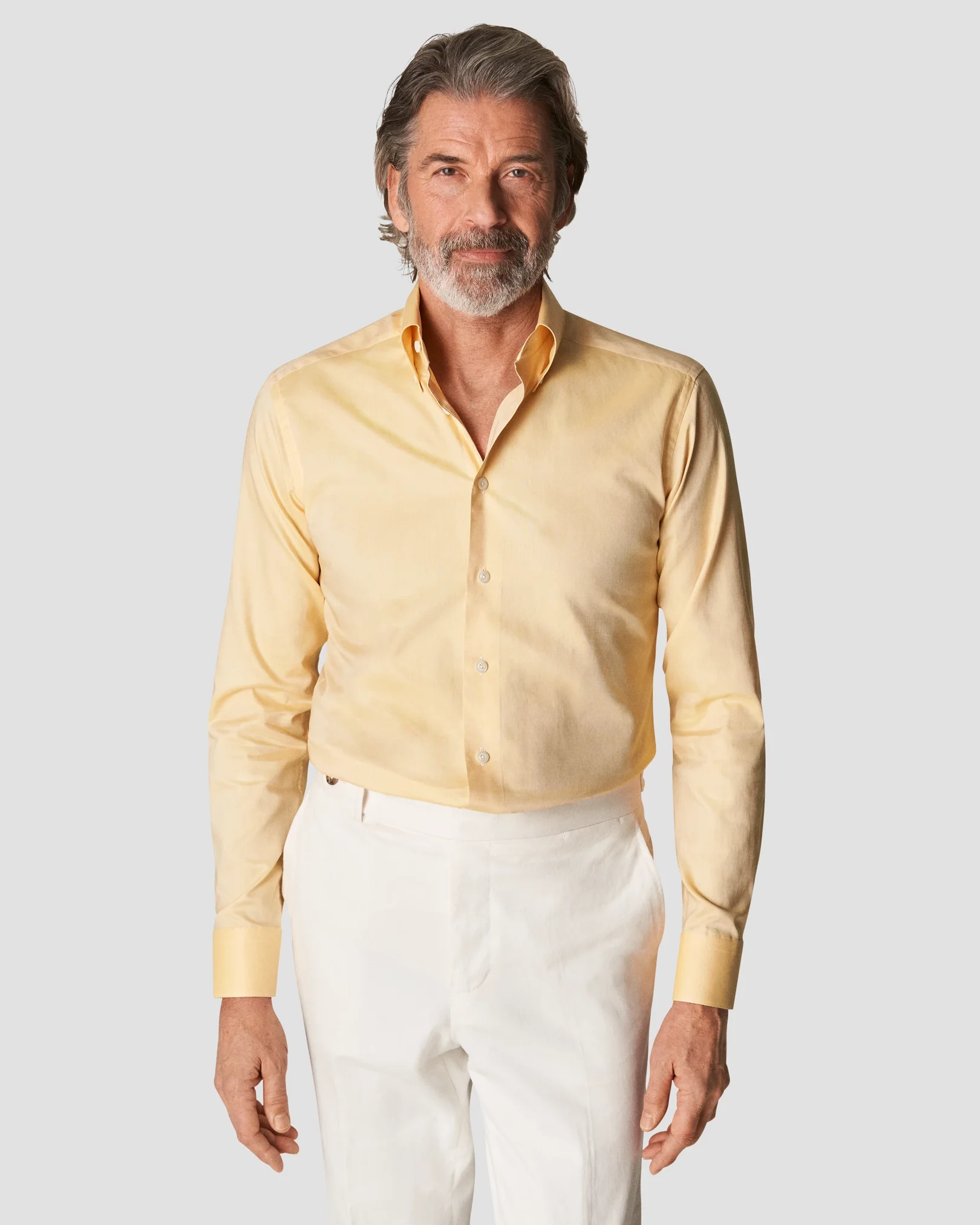 Eton - yellow signature oxford