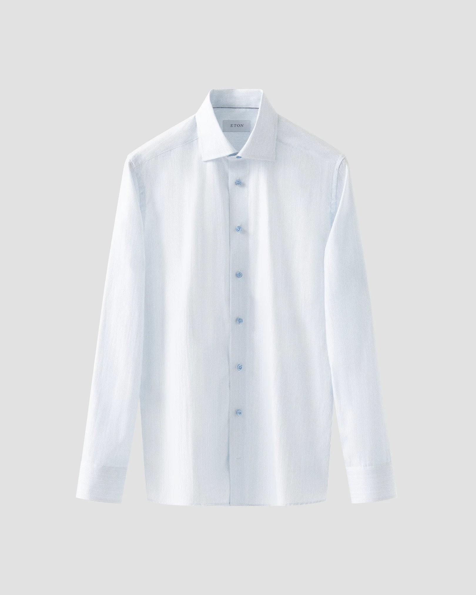 Eton - micro printed poplin shirt