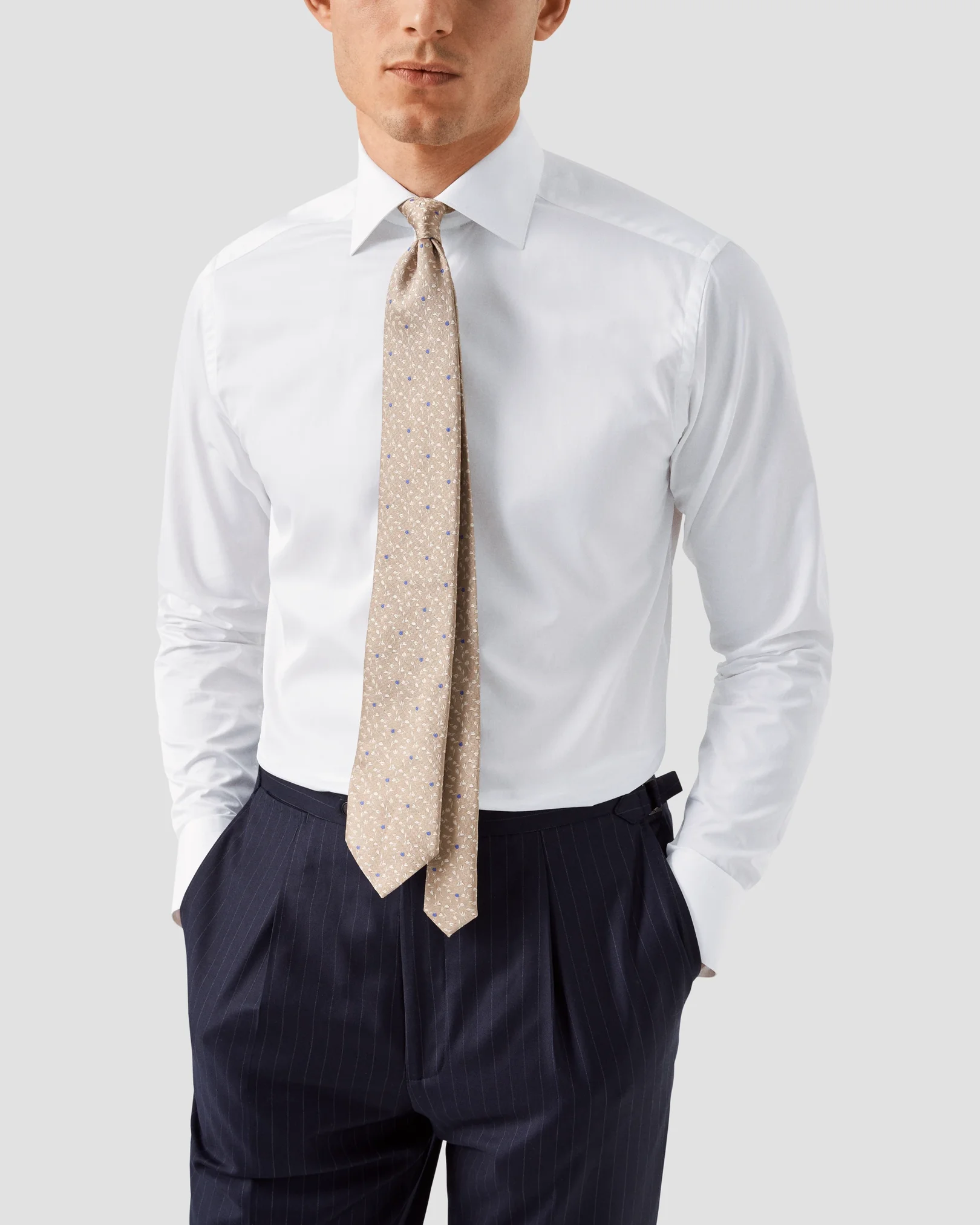Eton - Hochwertiges Twill-Hemd in Uni-Farbe