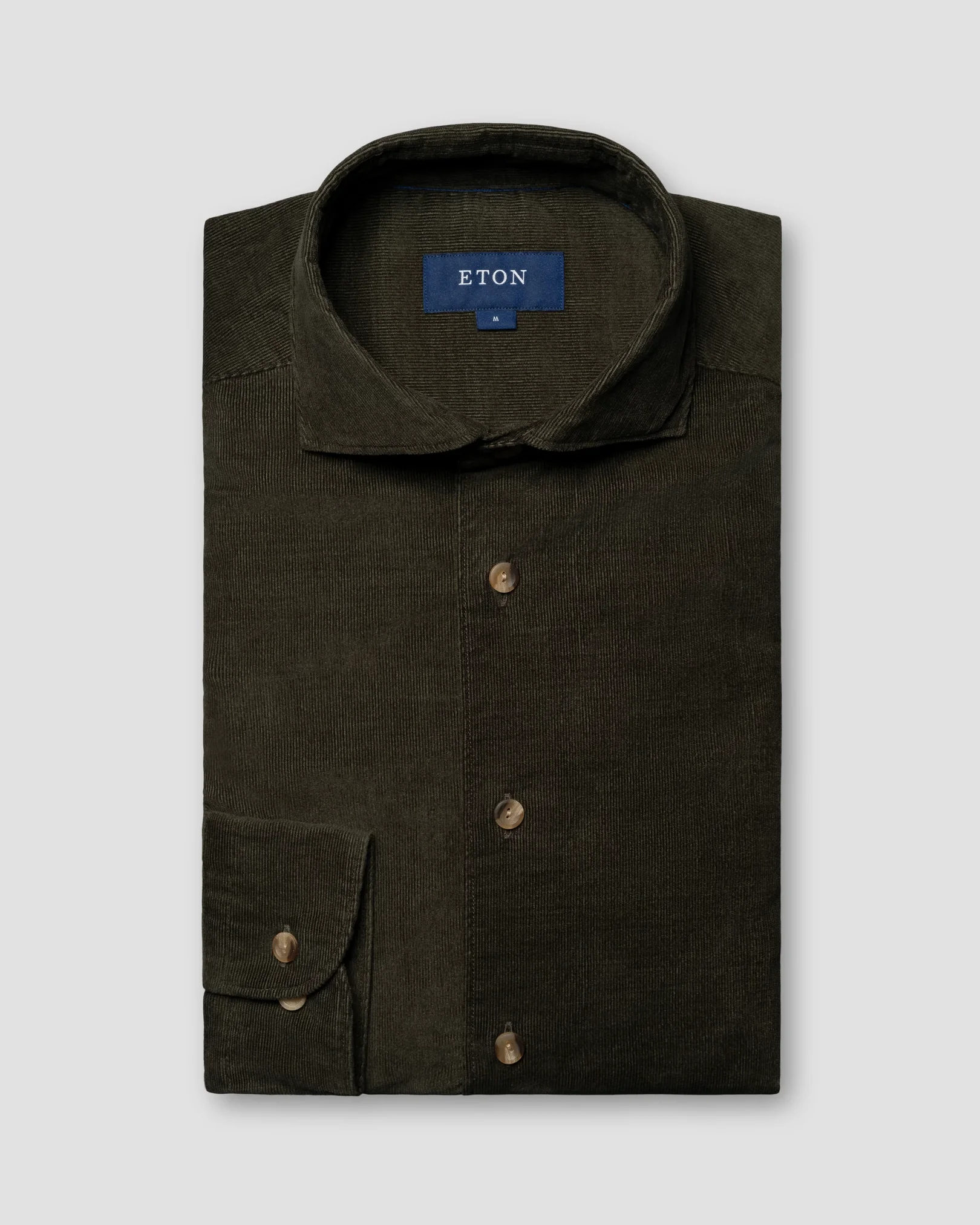 Eton - Solid Corduroy Shirt