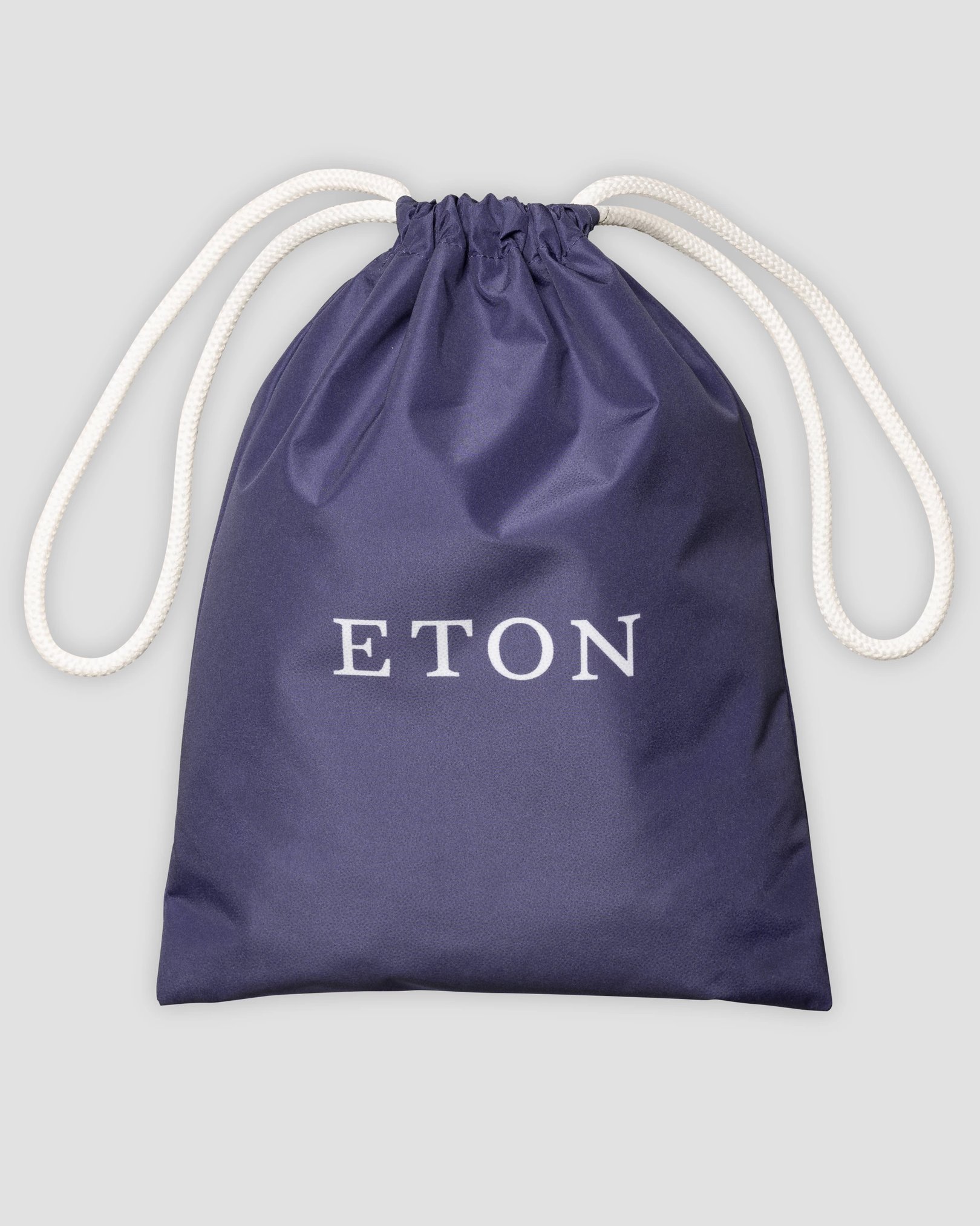 Eton - mid blue printed swim shorts